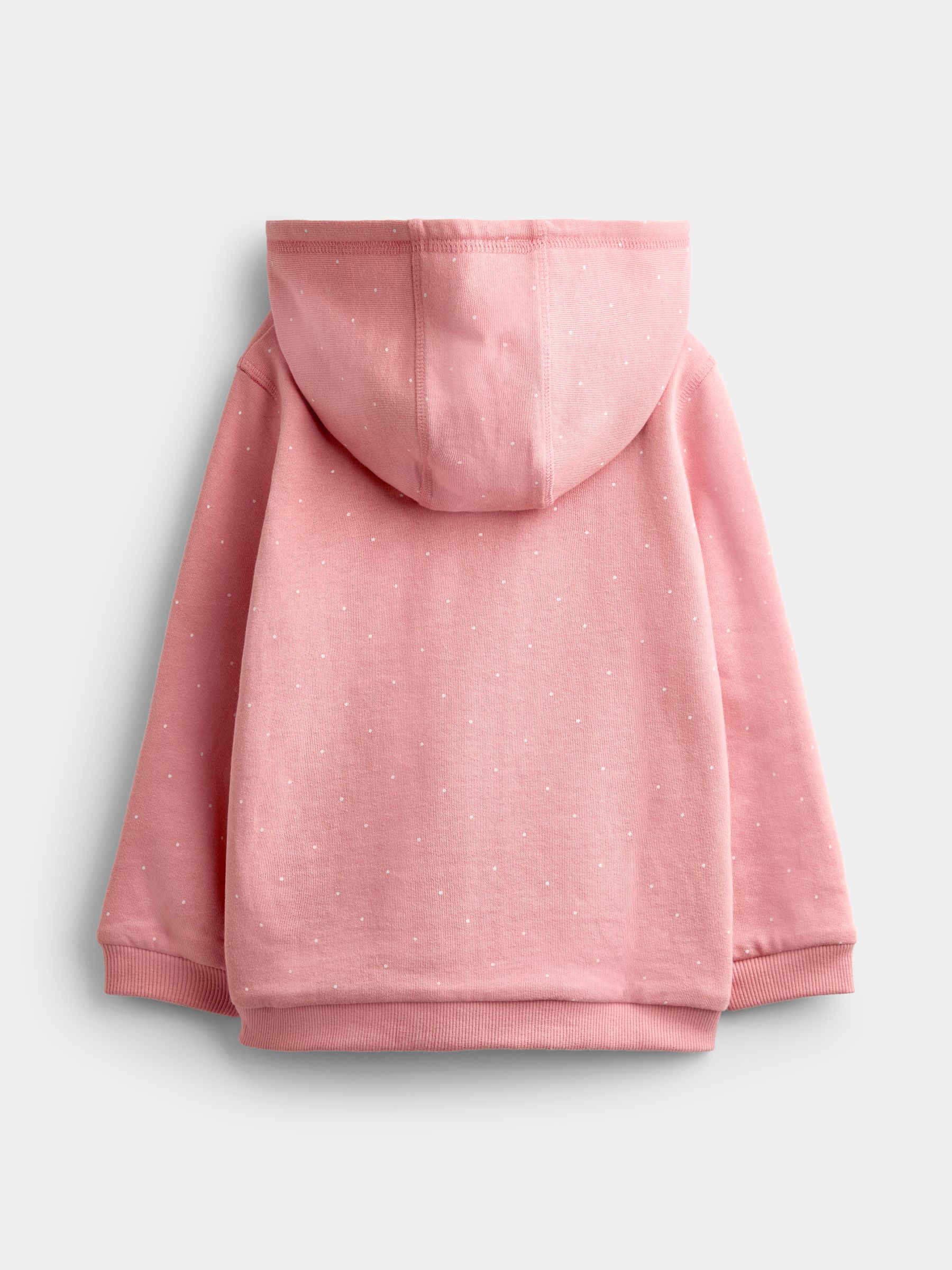 Pink Ditsy Mouse Appliqué Reversible Hoodie - Image 5 of 9