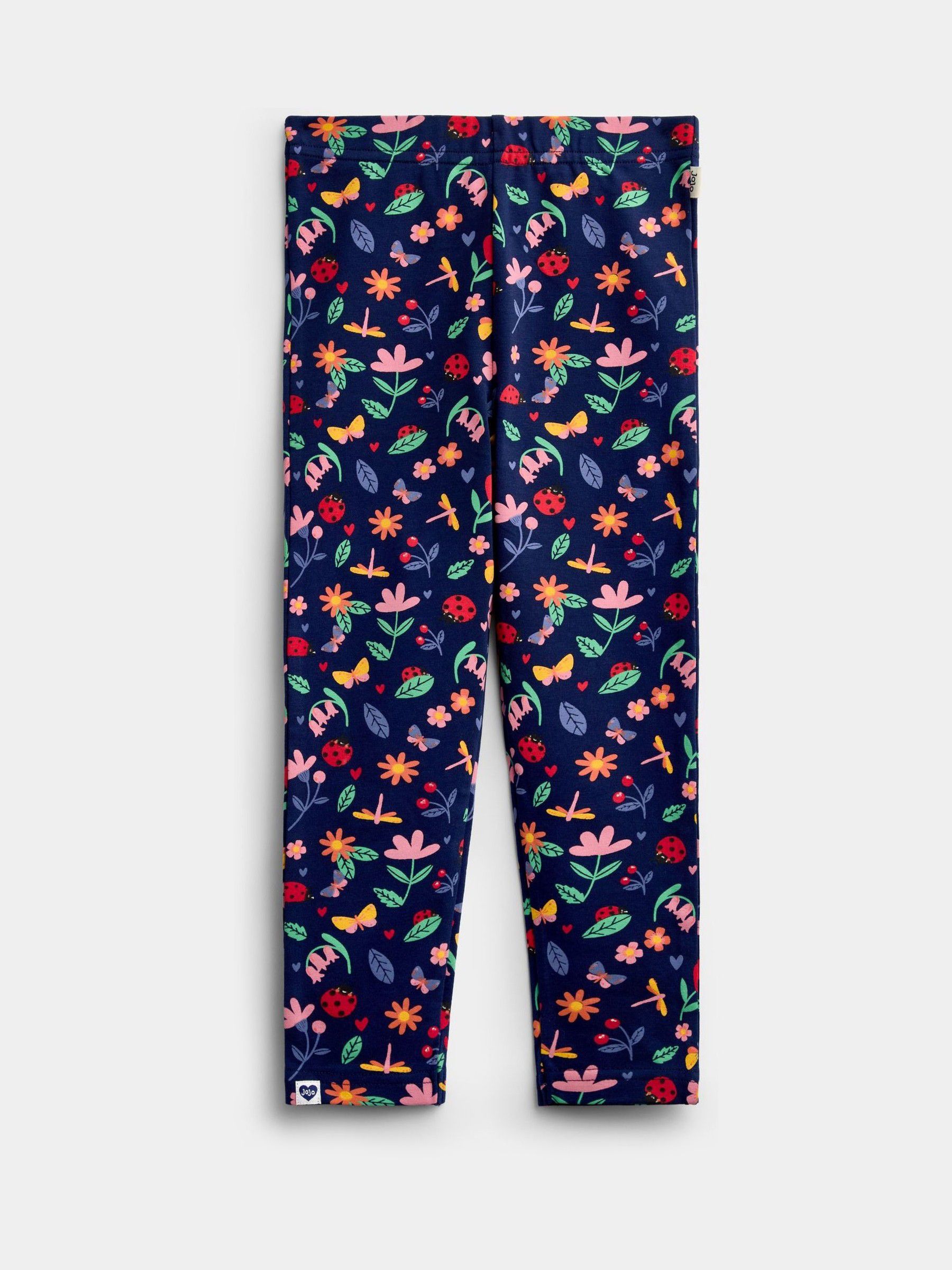 Navy Blue Bug Friends 2-Pack Leggings - Image 3 of 7