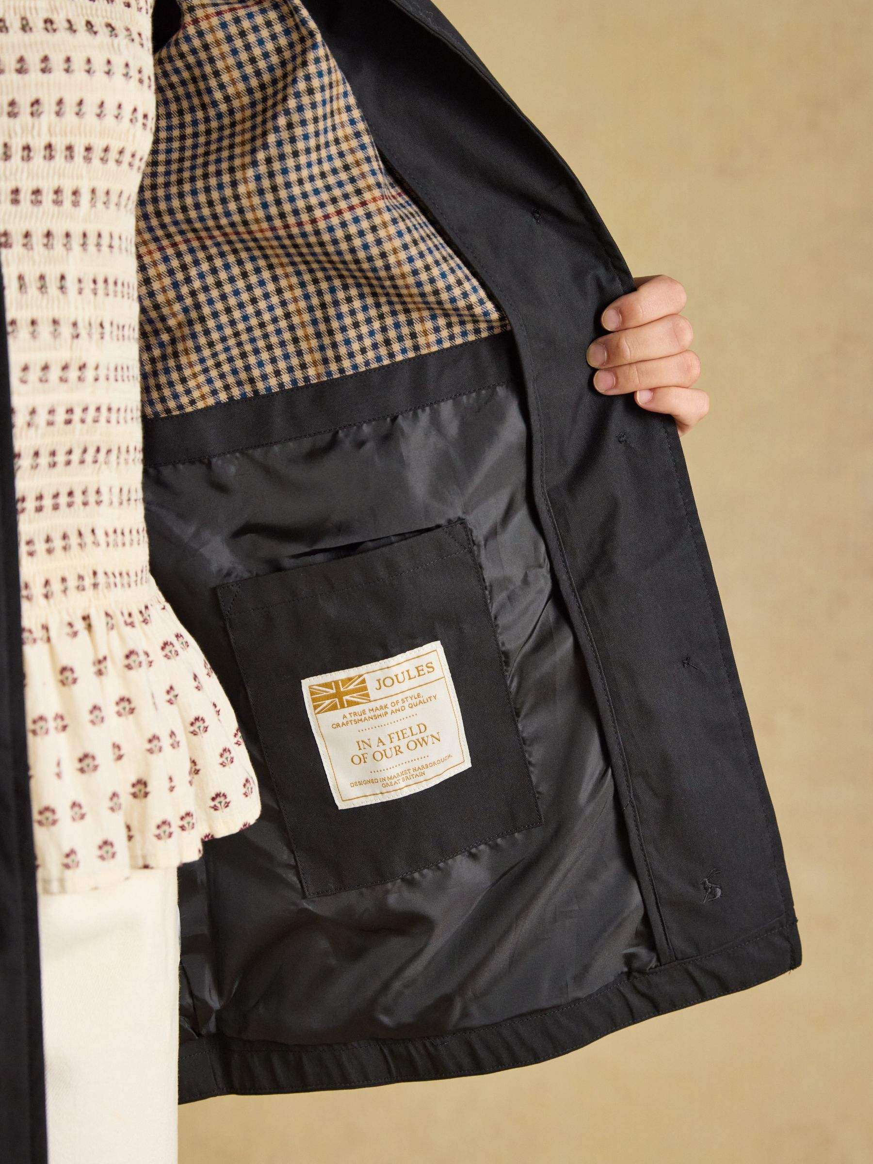 Rainmore Black Waterproof Button Through Raincoat - Image 11 of 12