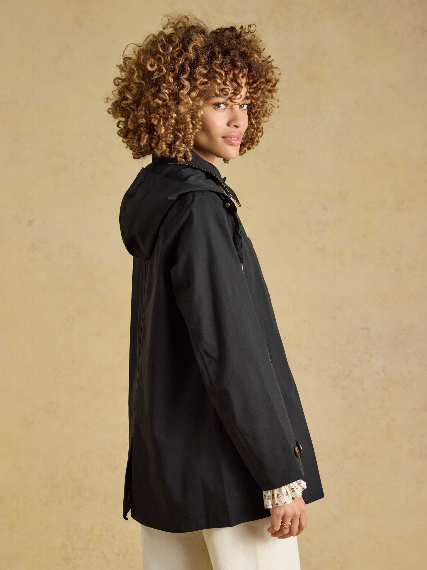 Rainmore Black Waterproof Button Through Raincoat - Image 2 of 12