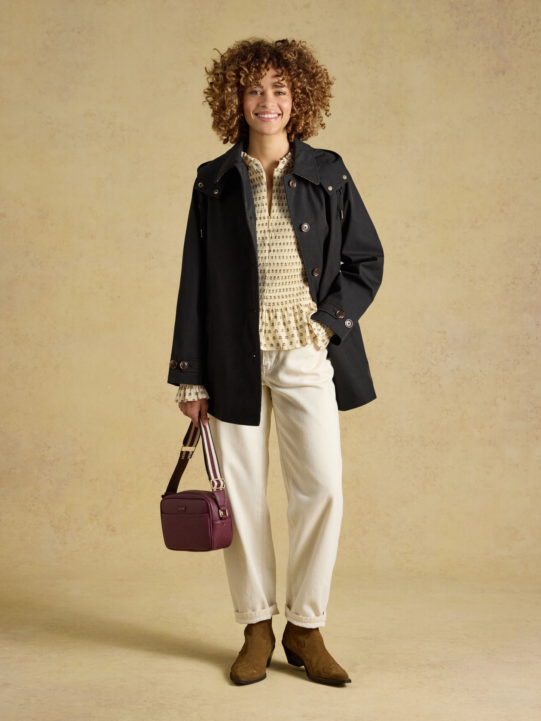 Rainmore Black Waterproof Button Through Raincoat - Image 4 of 12