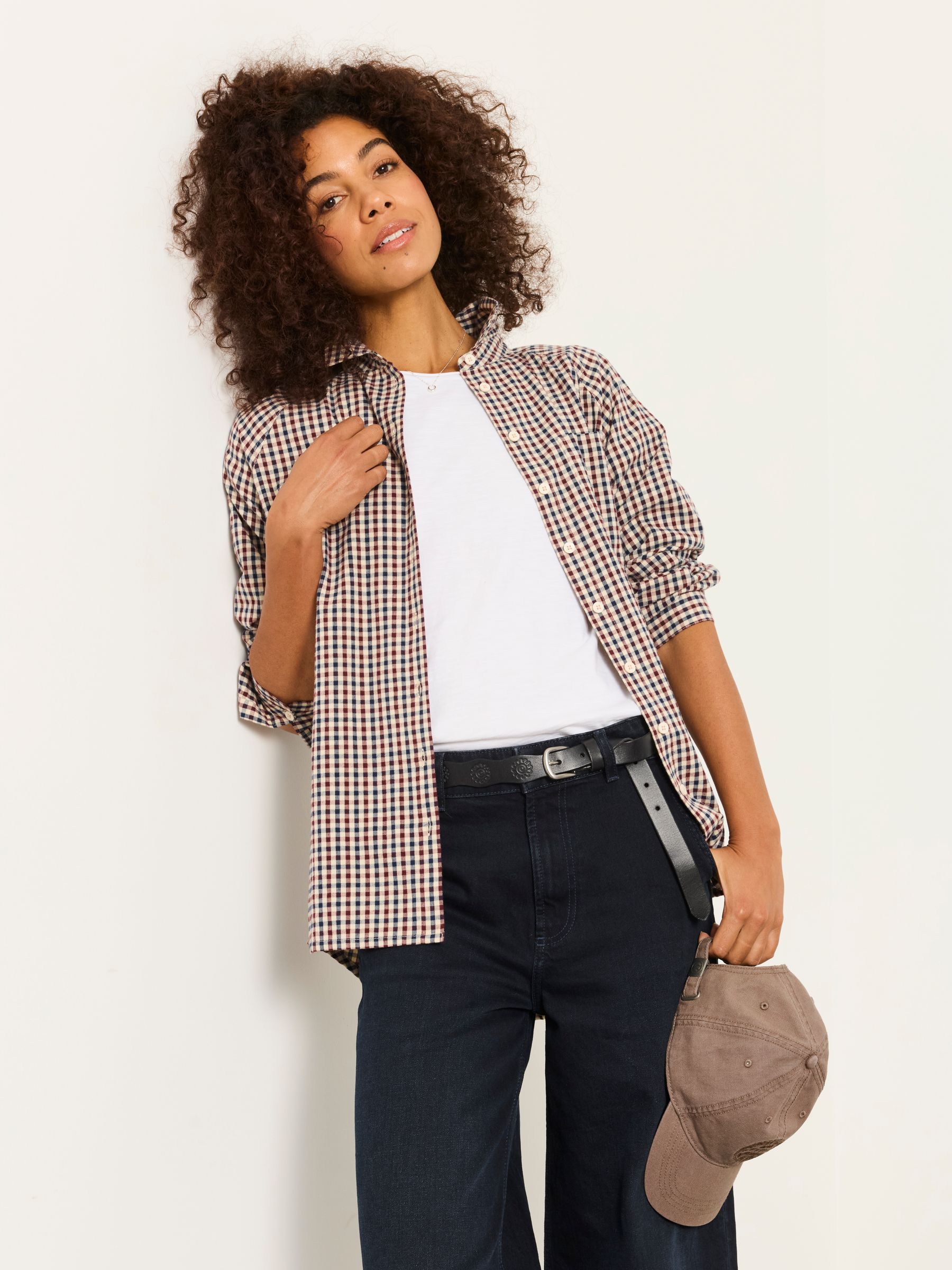 Bessie Cream Check Shirt - Image 4 of 5