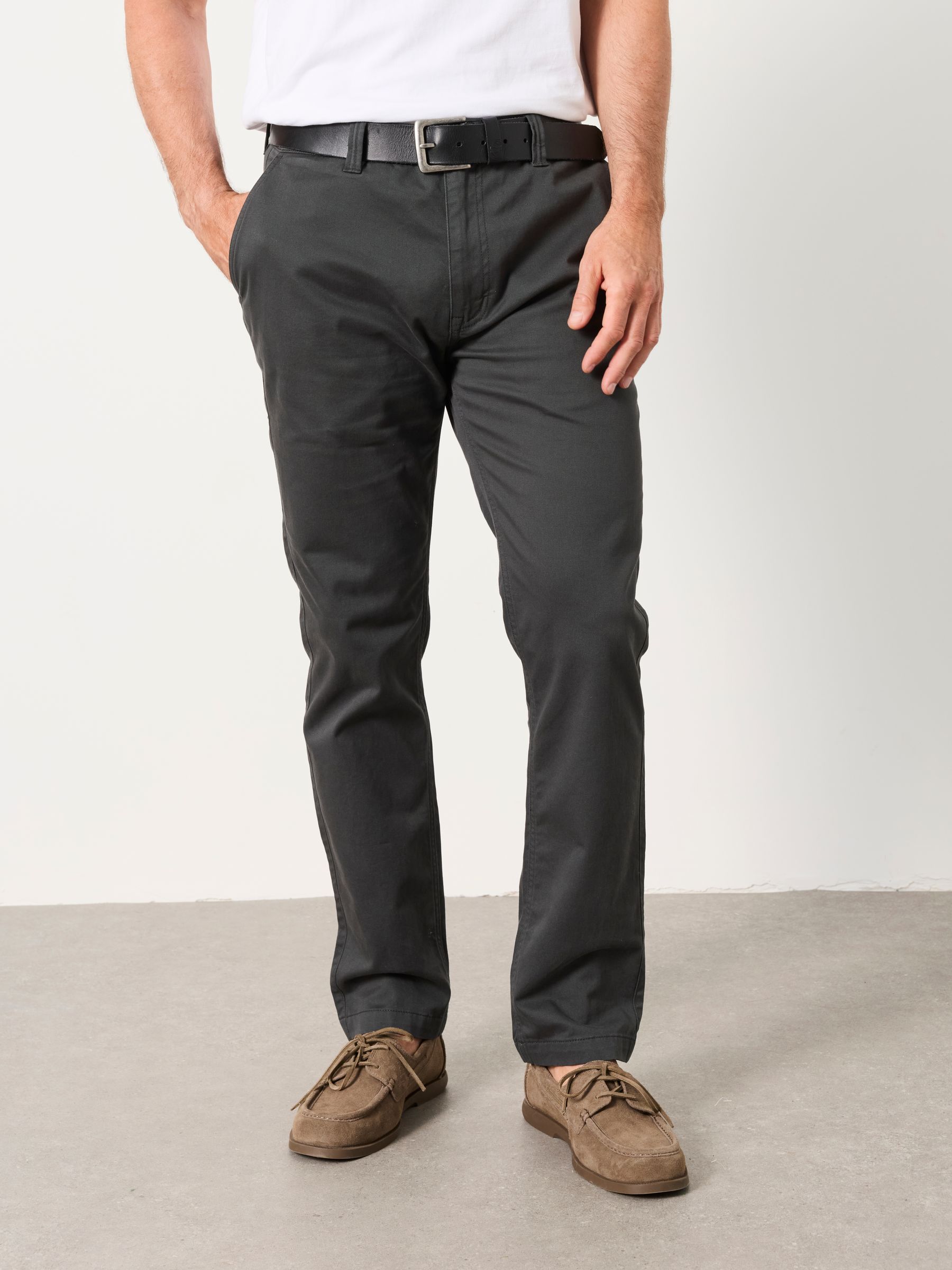 Grey Hayton Slim Fit Chinos - Image 1 of 7