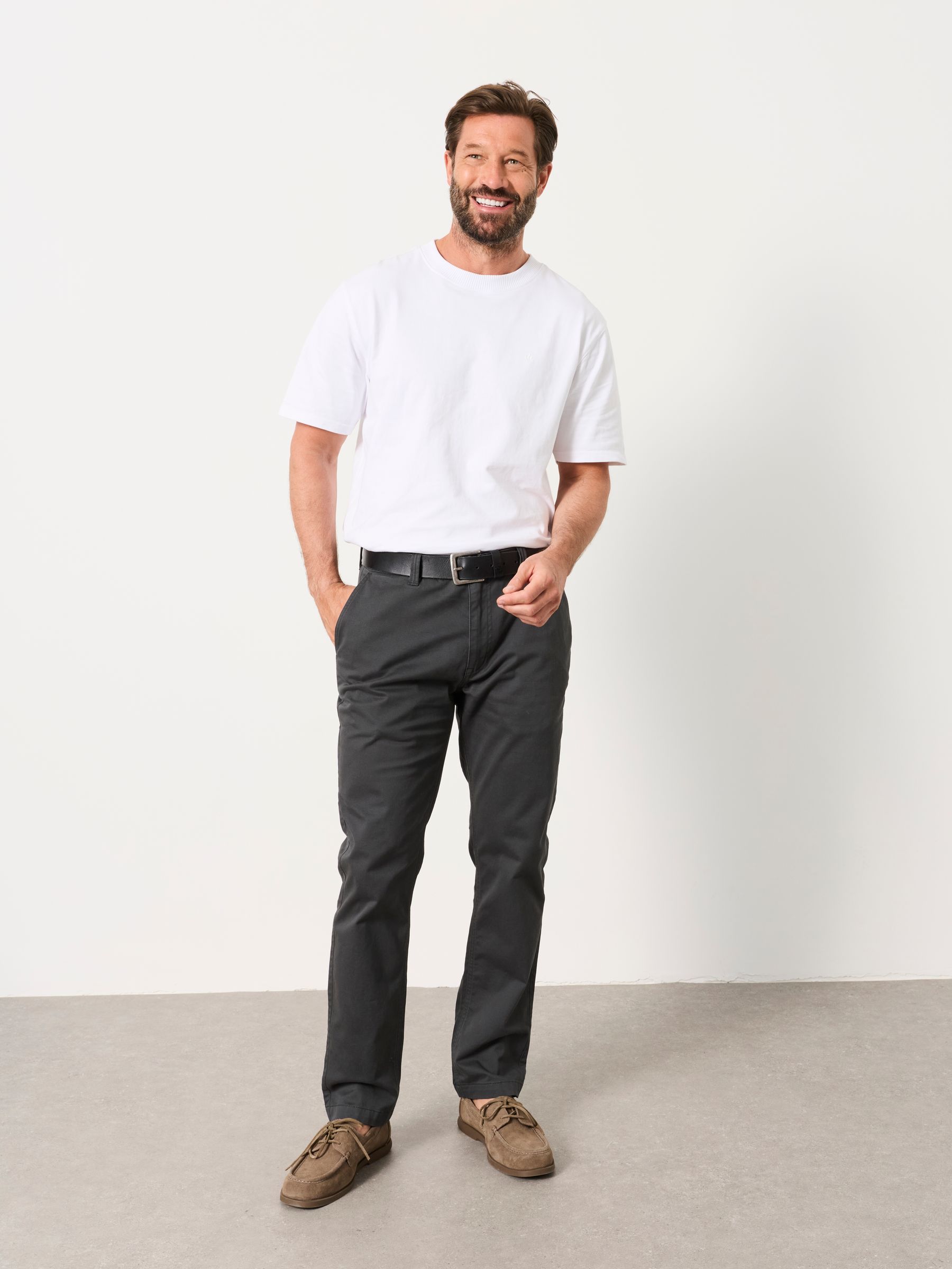 Grey Hayton Slim Fit Chinos - Image 3 of 7