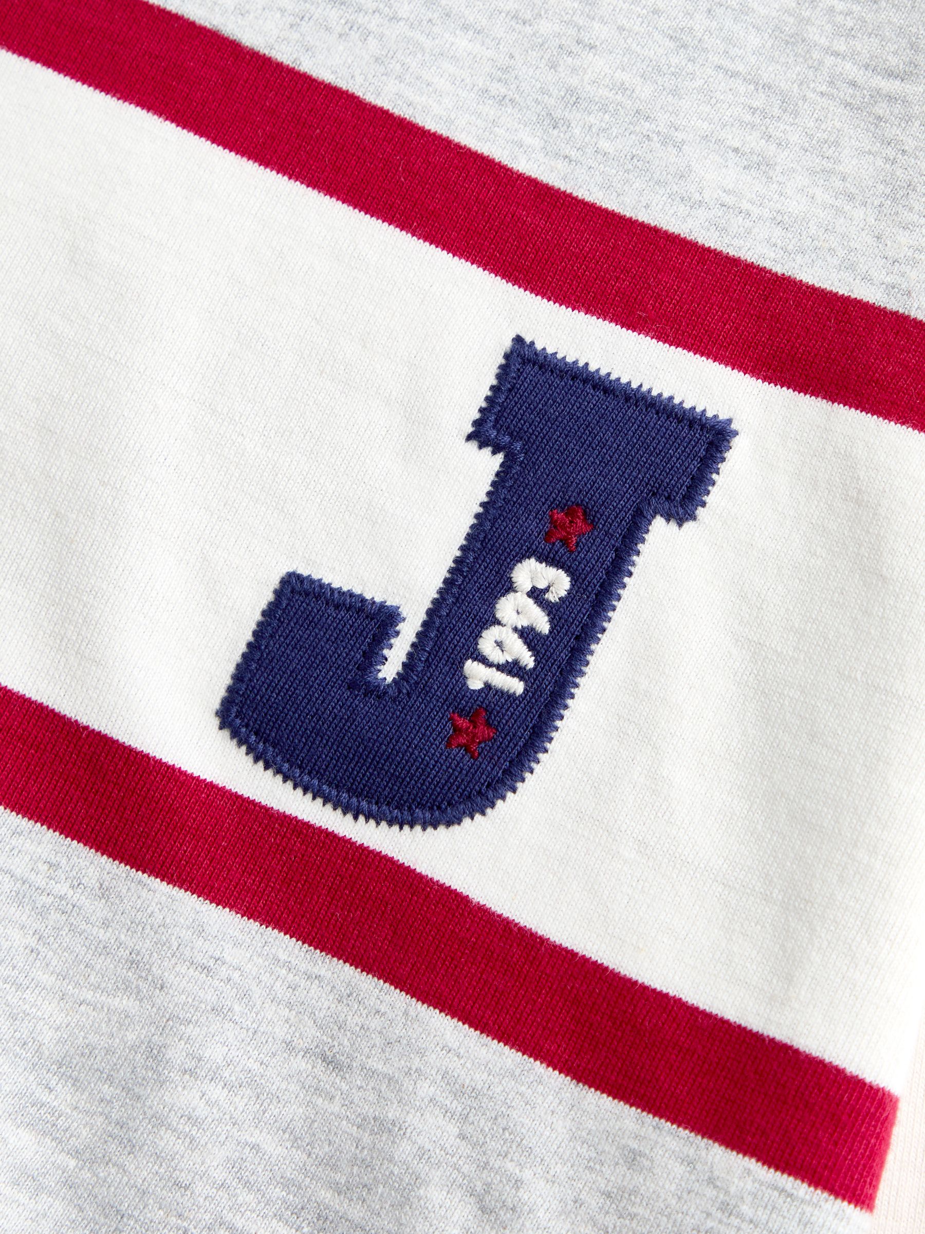 Grey Marl Varsity Top - Image 4 of 4 Grey Marl Varsity Top - Image 4 of 4