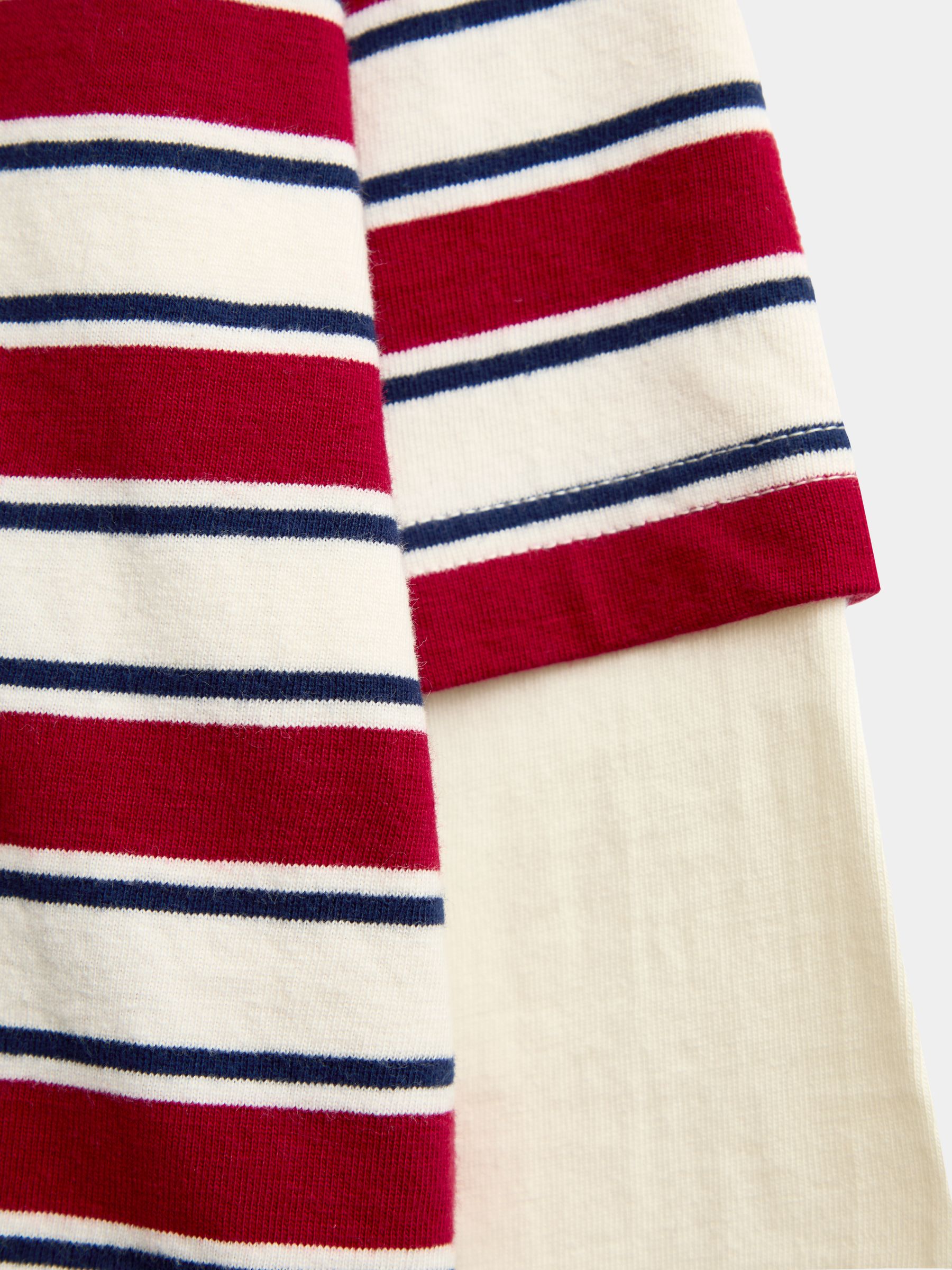 Red Stripe Slogan Top - Image 3 of 4