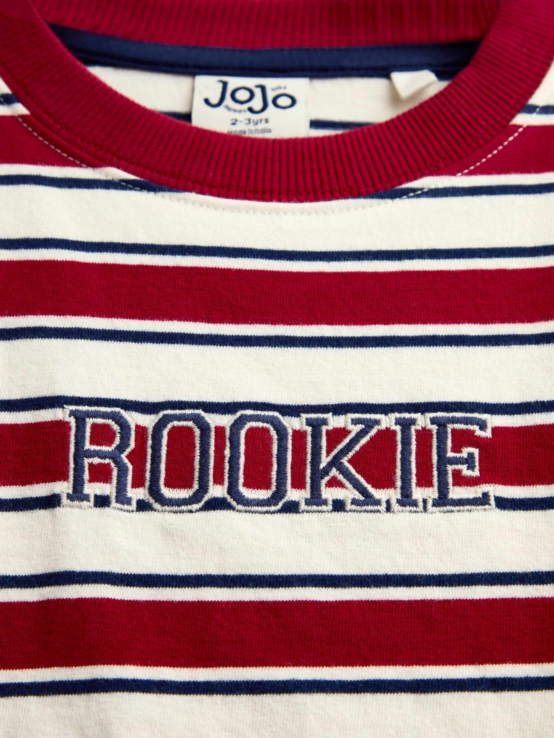 Red Stripe Slogan Top - Image 4 of 4 Red Stripe Slogan Top - Image 4 of 4