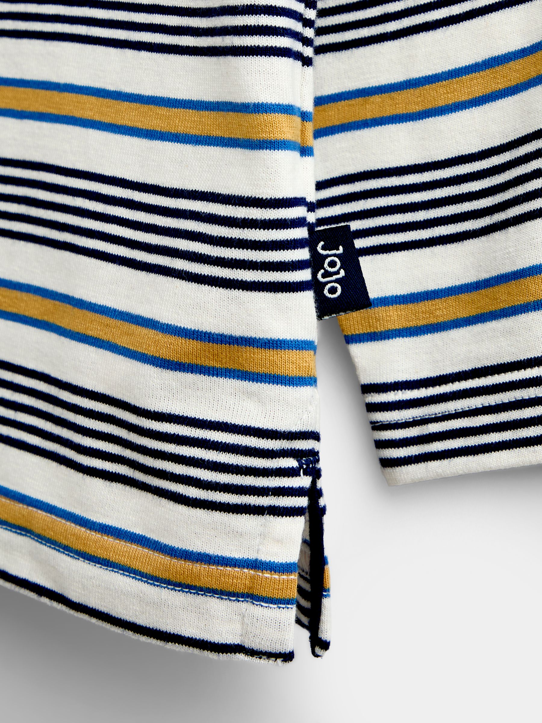 Natural Varsity Badge Striped Top - Image 4 of 4 Natural Varsity Badge Striped Top - Image 4 of 4
