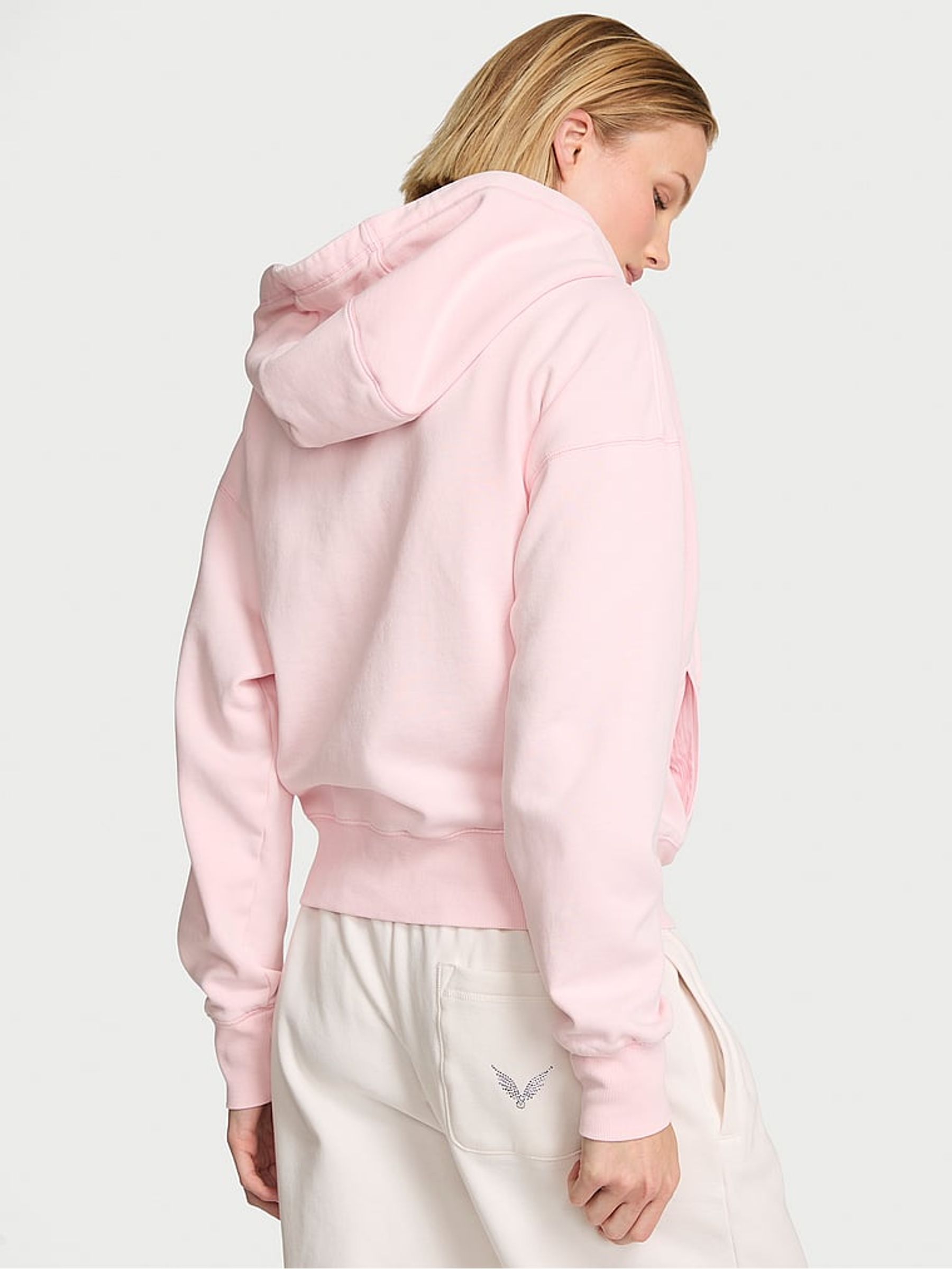 Angel Pink Angel Fleece Full Zip Hoodie - Image 2 of 2