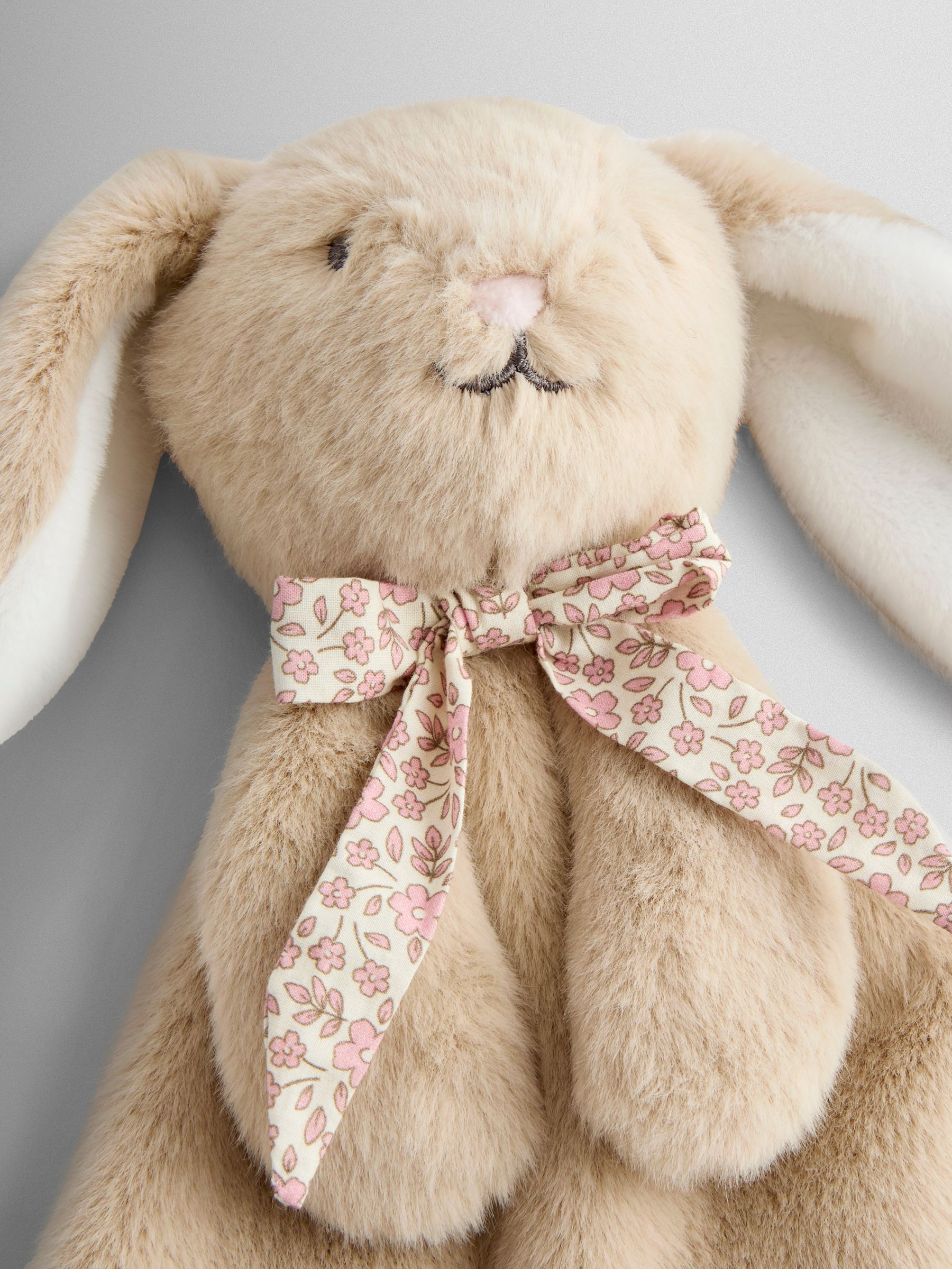 Personalised Floral Billie Bunny with Scarf Comforter - Image 2 of 4