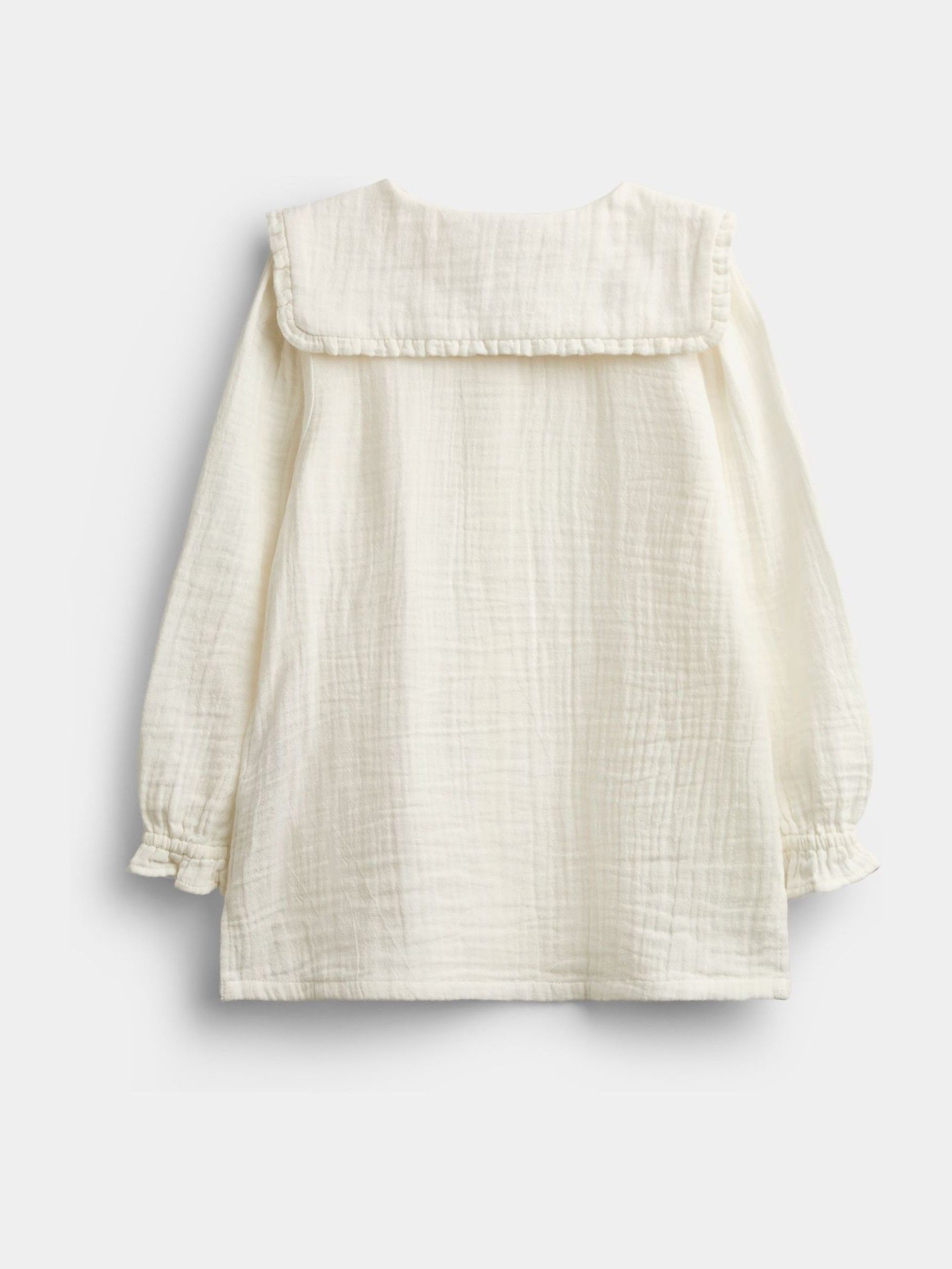 Dusky Pink Embroidered Blouse & Knit Pinafore Set - Image 3 of 6