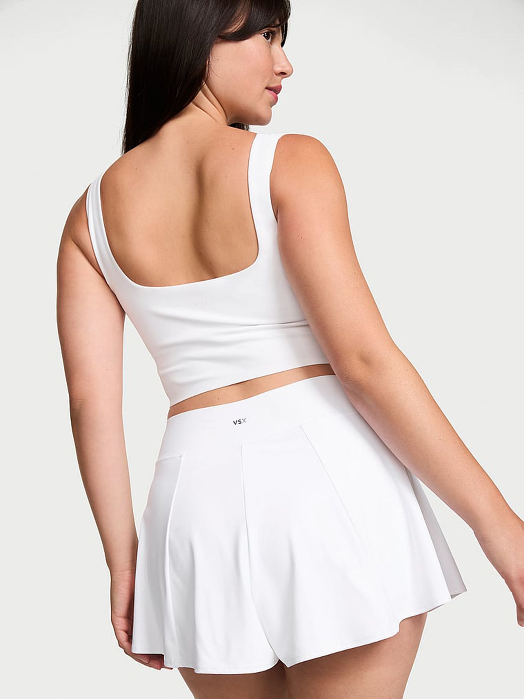 White RacketCool™ Tennis Shorts - Image 2 of 2