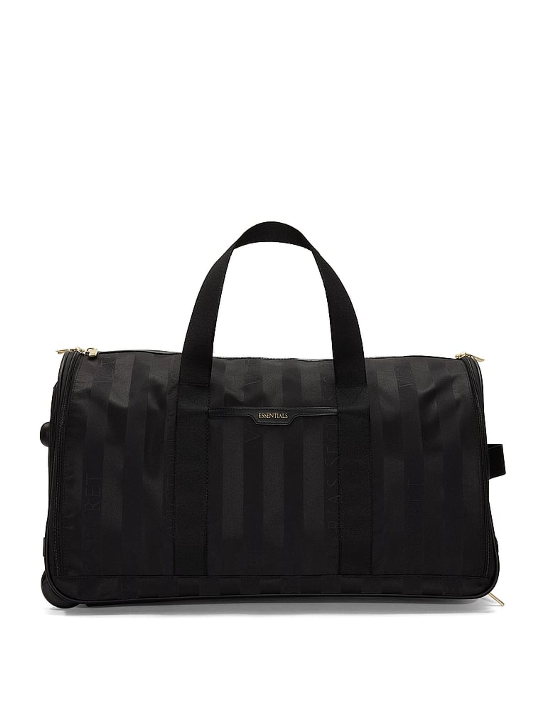 Black Stripe Weekender Rolling Duffle Bag - Image 1 of 3 Black Stripe Weekender Rolling Duffle Bag - Image 1 of 3
