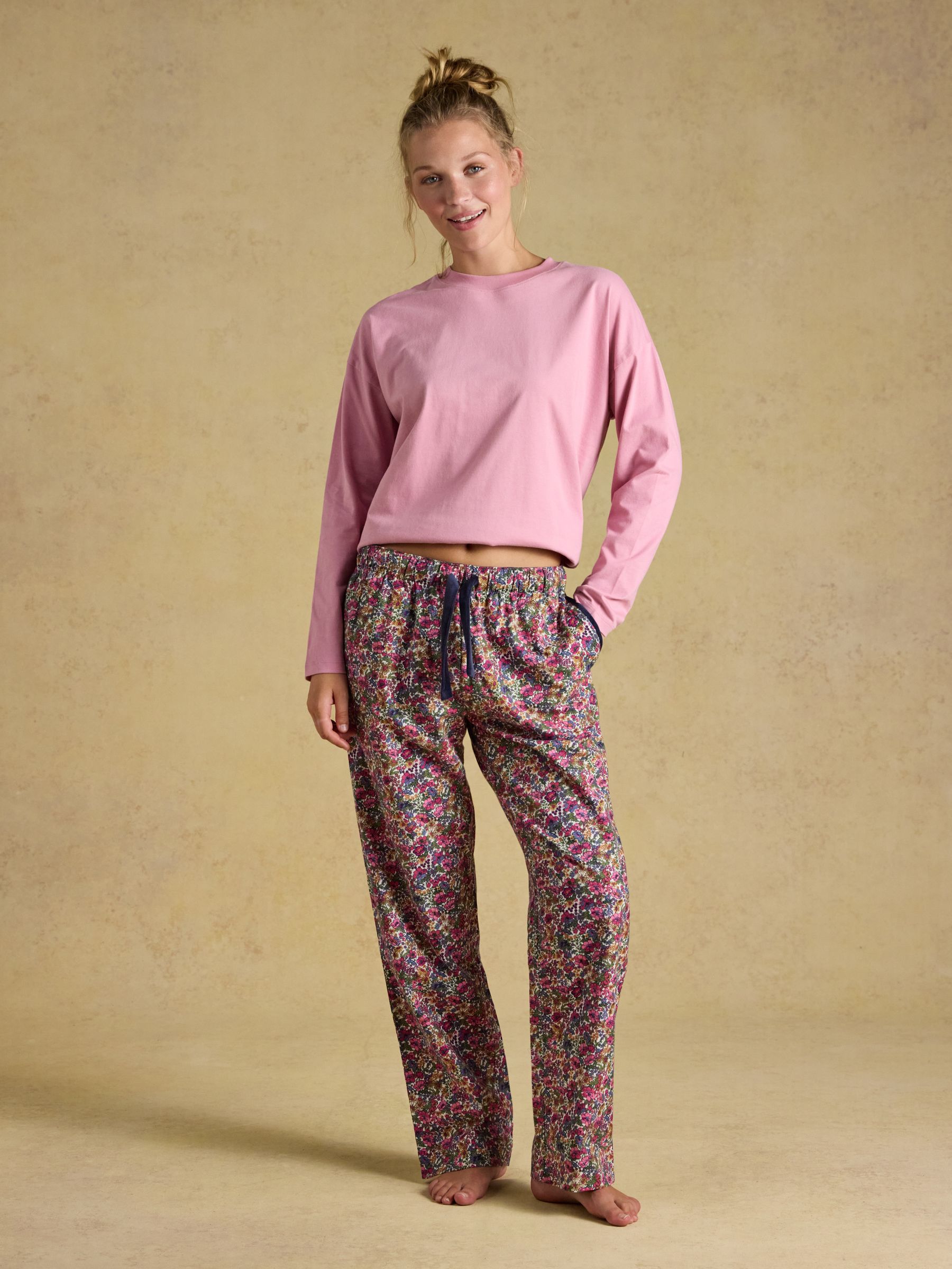 Pink Cotton Long Sleeve Pyjama Top - Image 3 of 6