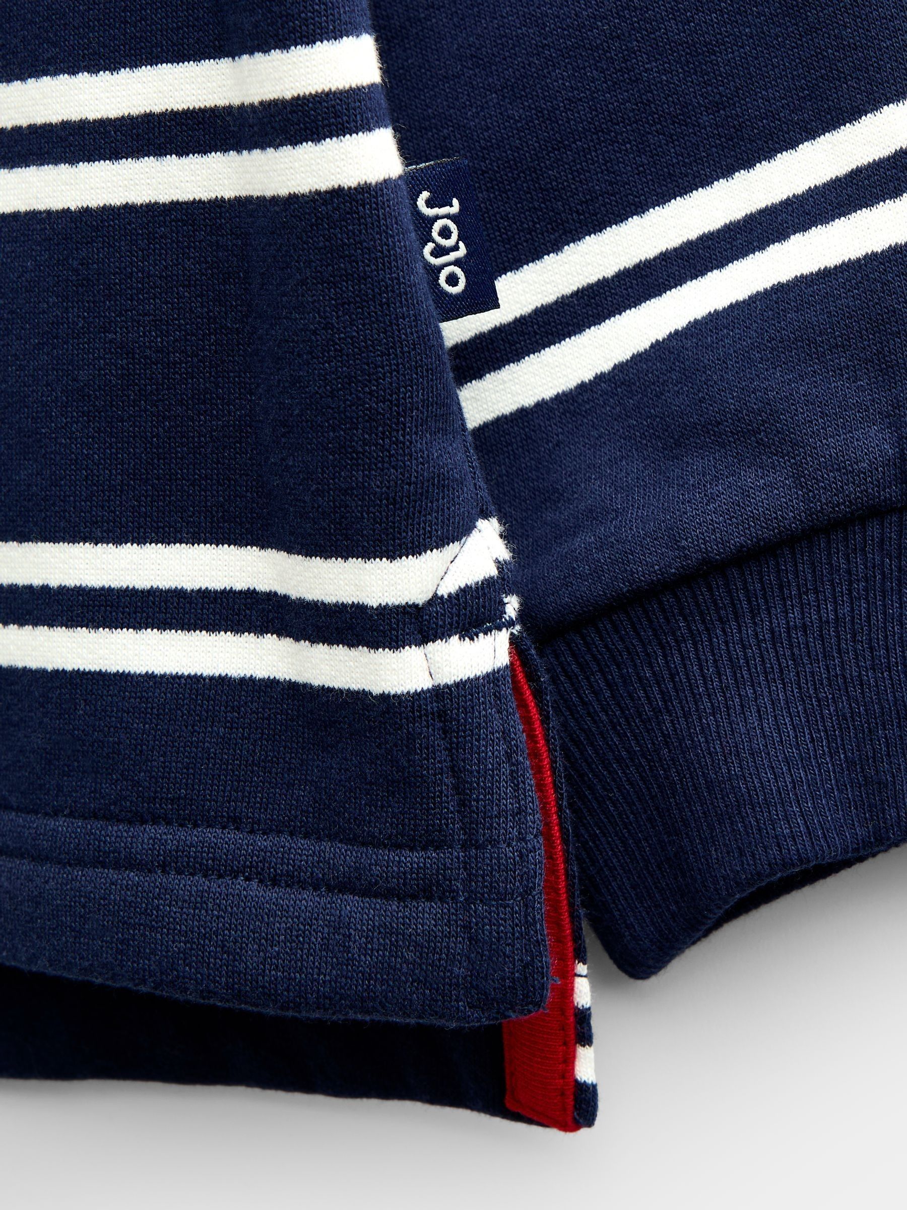 Navy Blue Skater Dog Appliqué Sweatshirt - Image 5 of 6