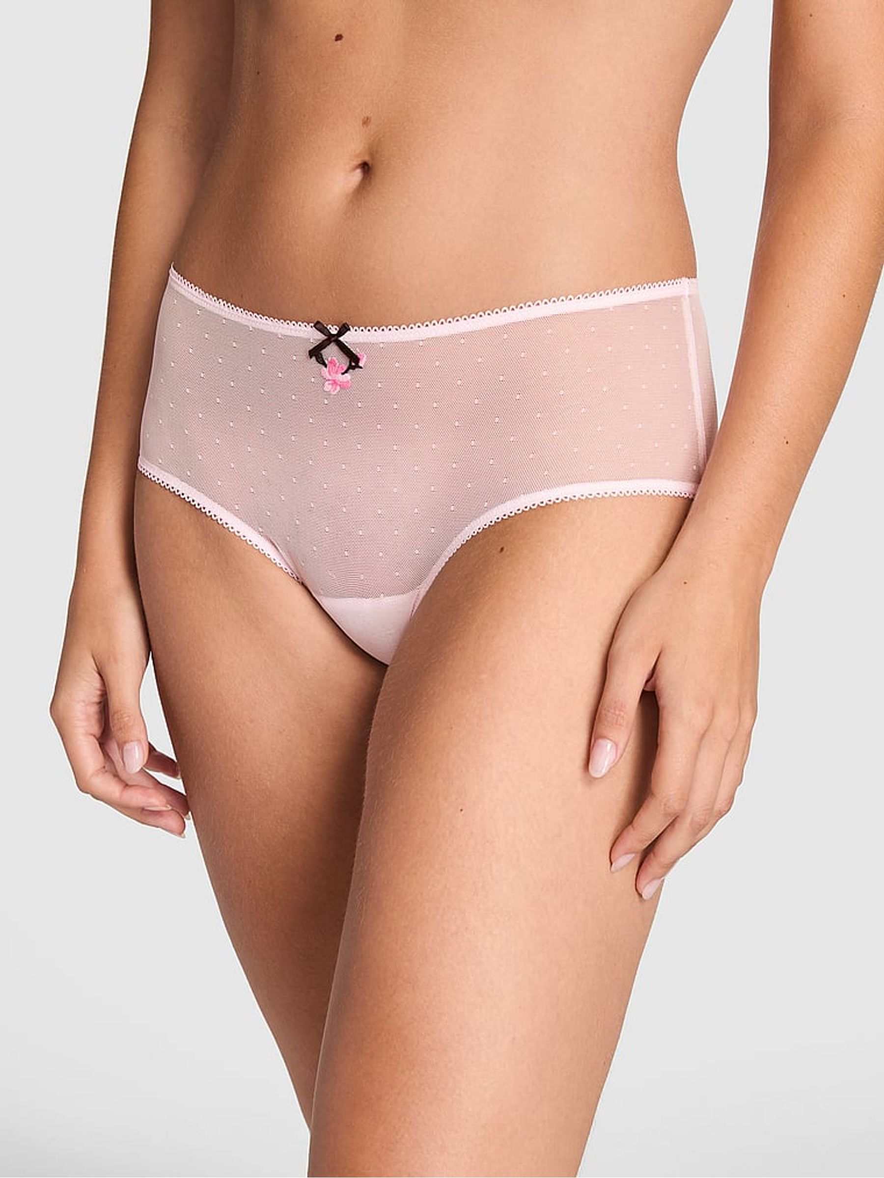 Pink Tulip Cheeky Cute But Dangerous Embroidery Knickers - Image 2 of 3 Pink Tulip Cheeky Cute But Dangerous Embroidery Knickers - Image 2 of 3