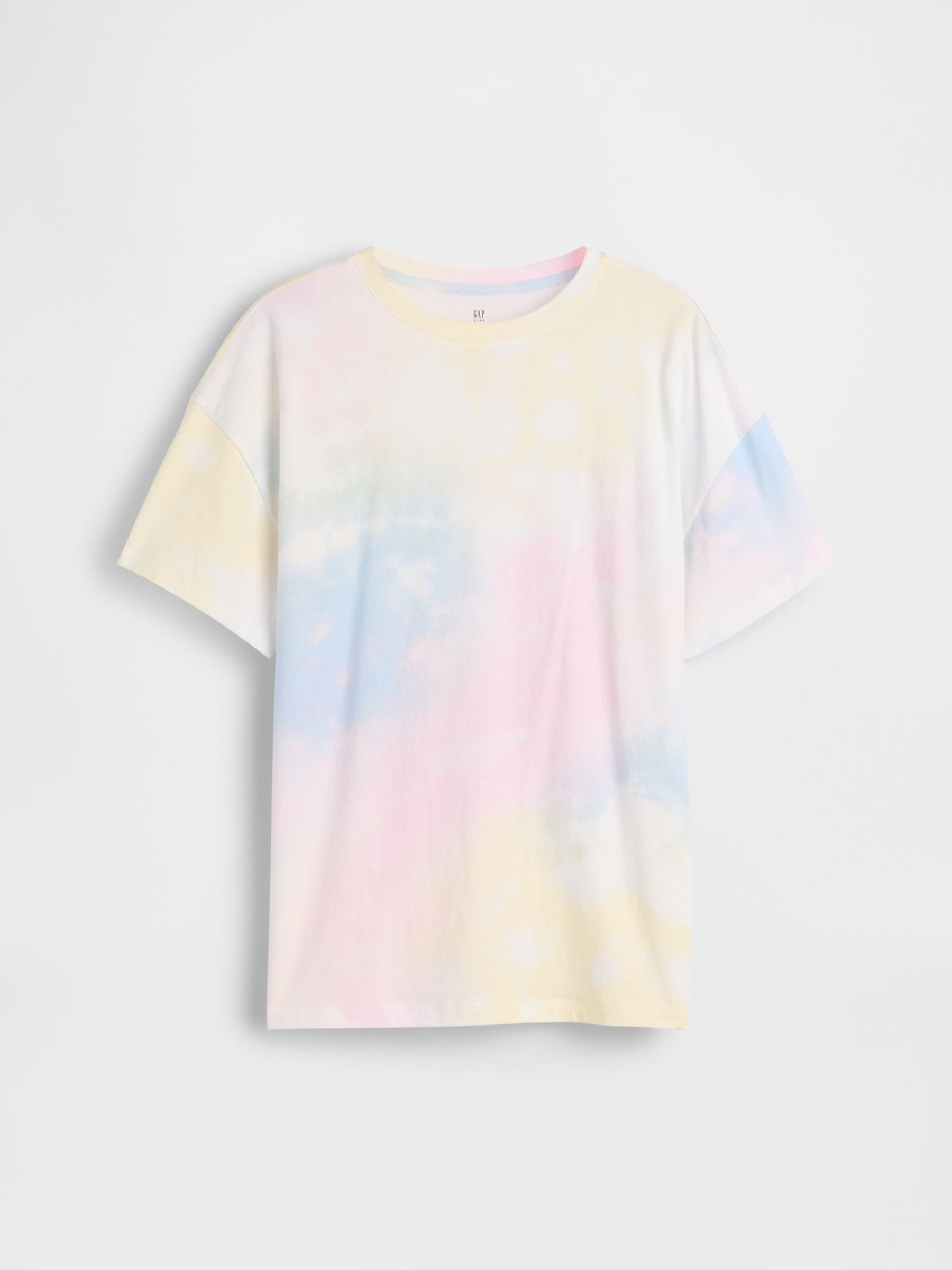 Pink Tie-Dye Oversized Longline T-Shirt - Image 3 of 4