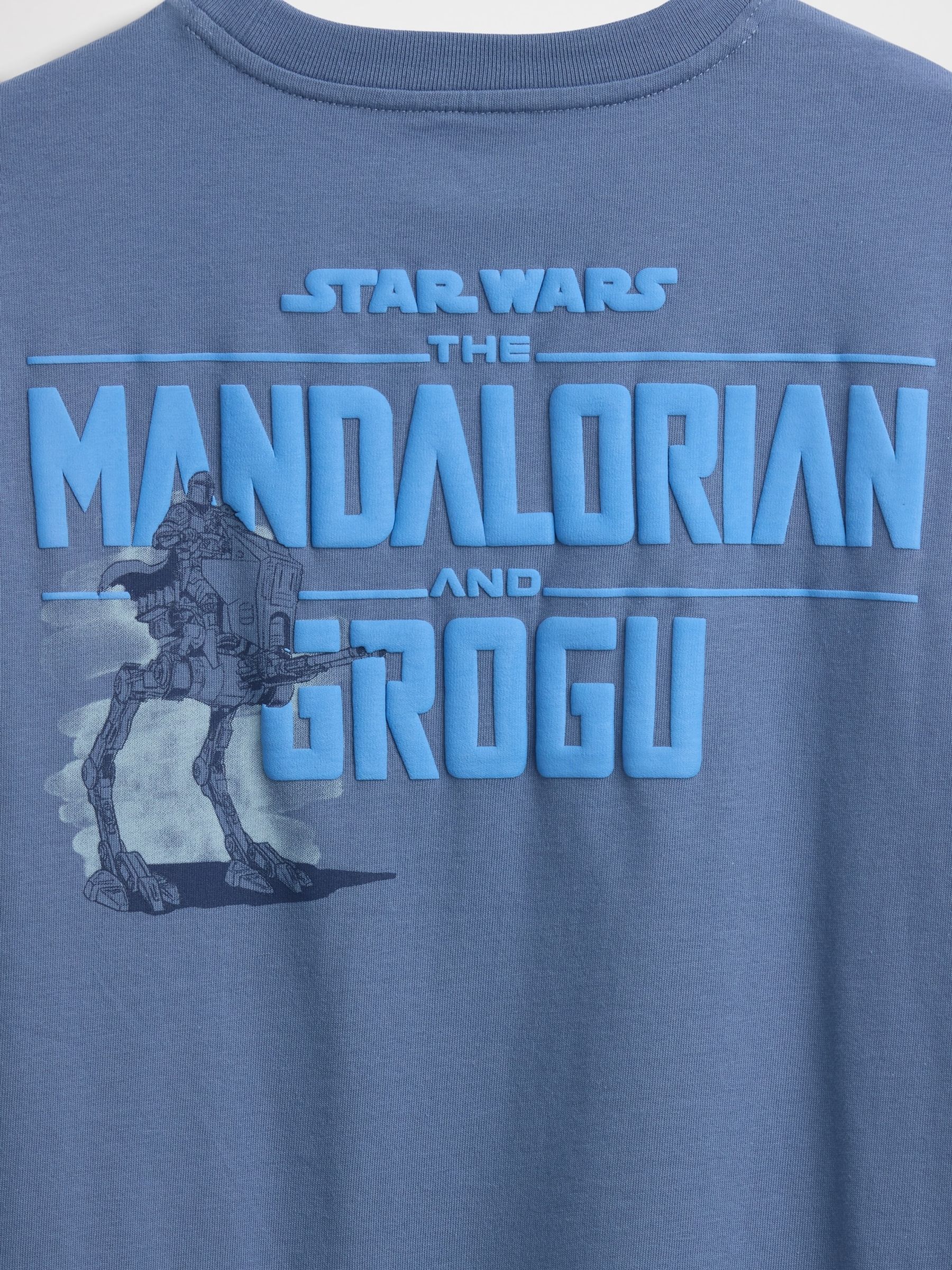 Blue Star Wars Relaxed Graphic Short Sleeve T-Shirt - Image 3 of 3