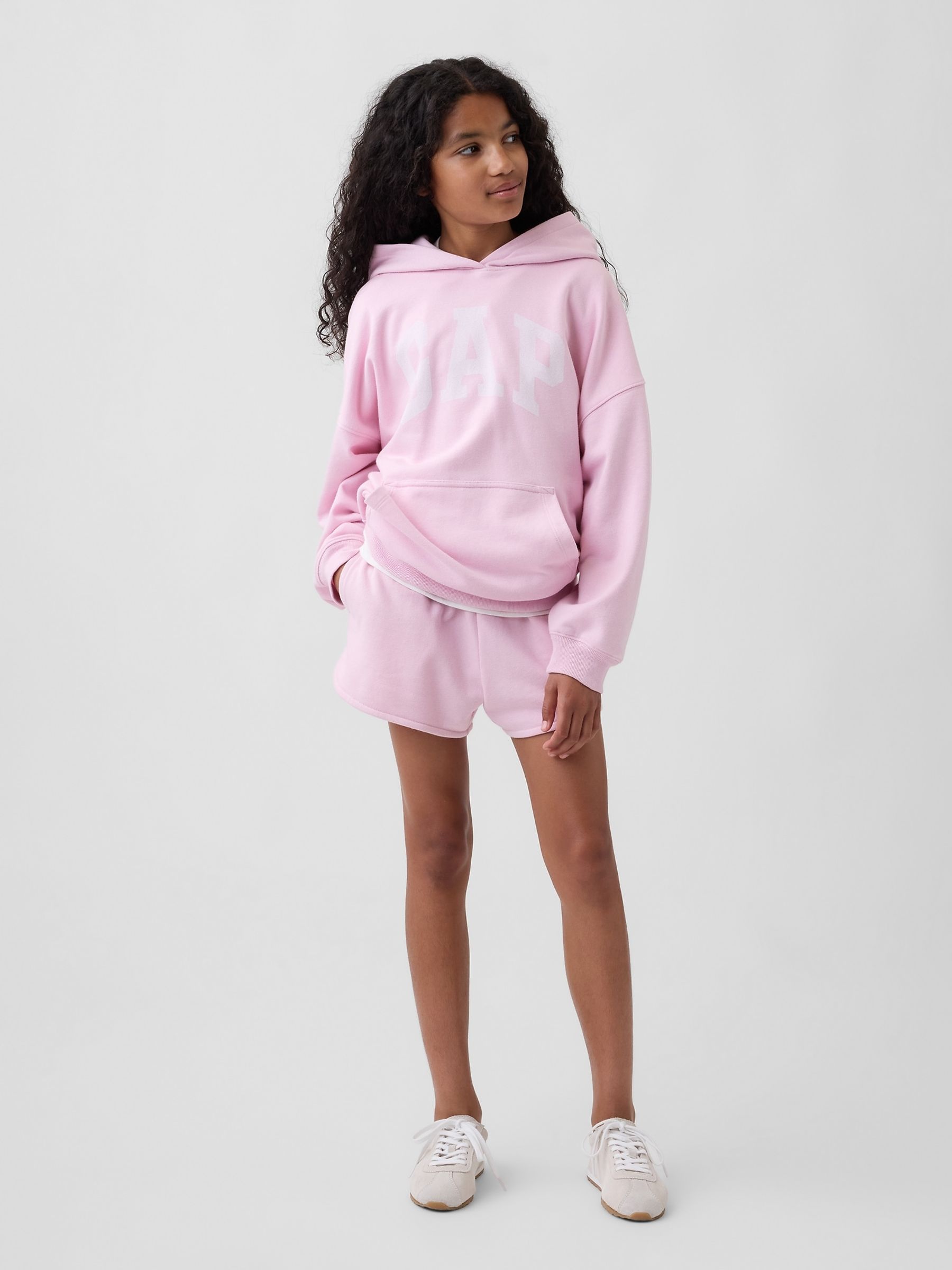 Pink Vintage Soft French Terry Logo Hoodie - Image 3 of 5