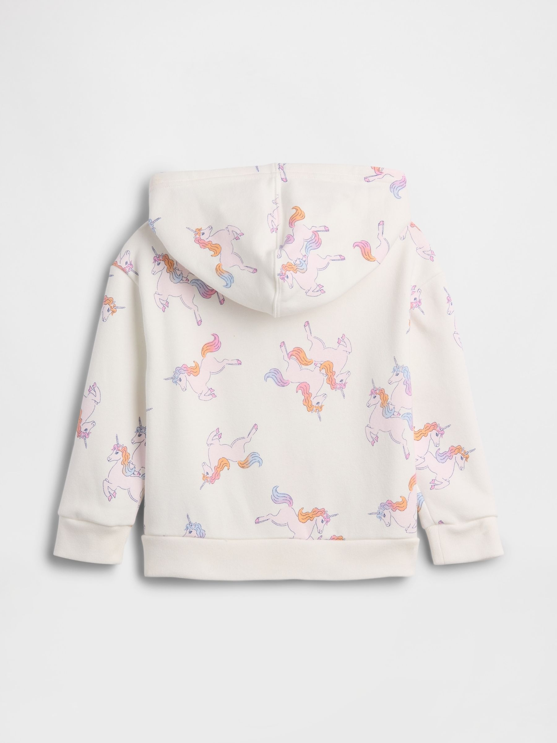 White Logo Zip Hoodie (6mths-5yrs) - Image 2 of 3