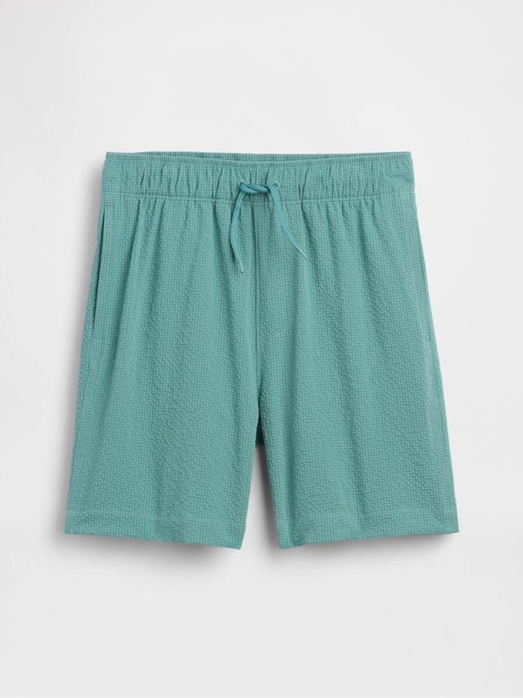 Green Seersucker Swim Trunks - Image 1 of 3 Green Seersucker Swim Trunks - Image 1 of 3