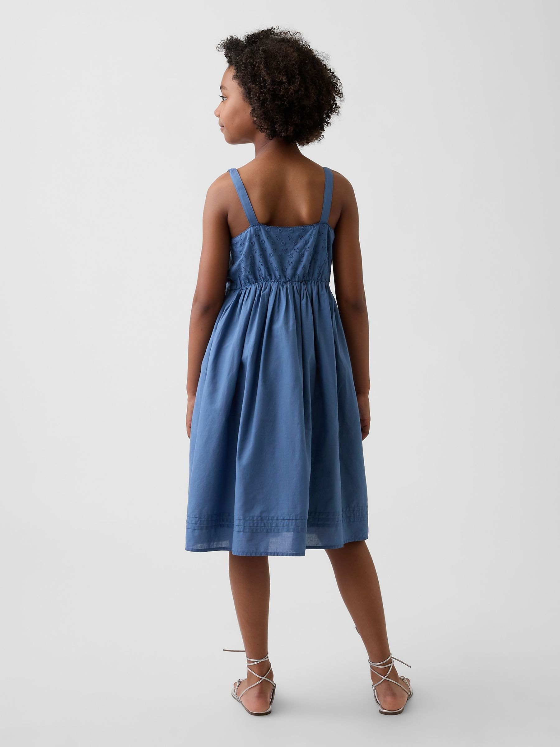 Blue Midi Vest Dress - Image 2 of 4
