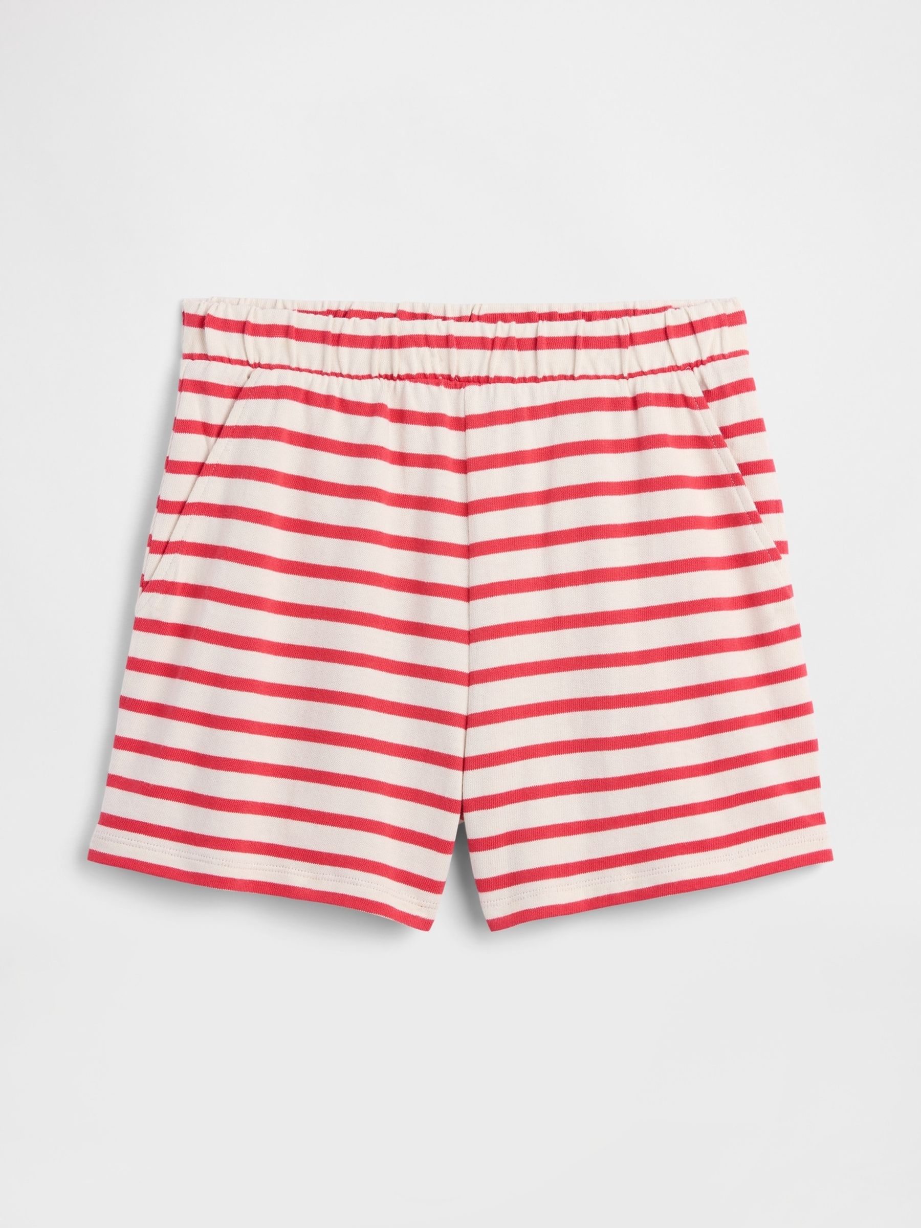 Red Stripe Pull On Stripe Shorts - Image 5 of 5