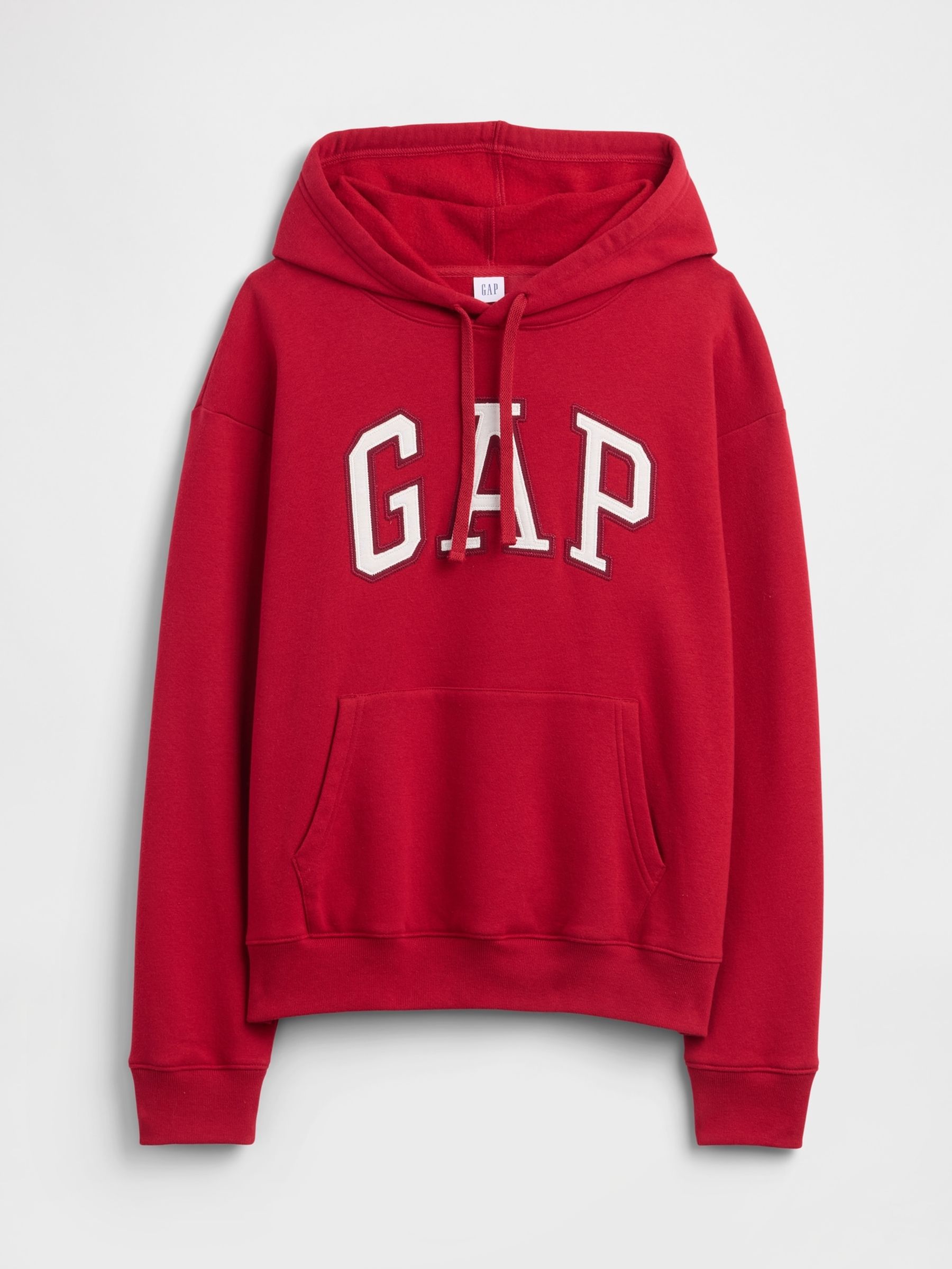 Red Relaxed Gap Logo Hoodie - Image 5 of 5