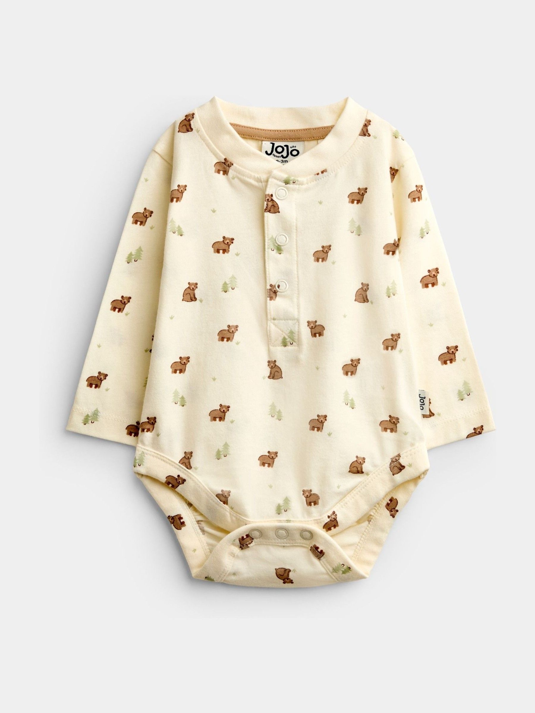 Natural Bear 2-Pack Printed Bodysuits - Image 2 of 7