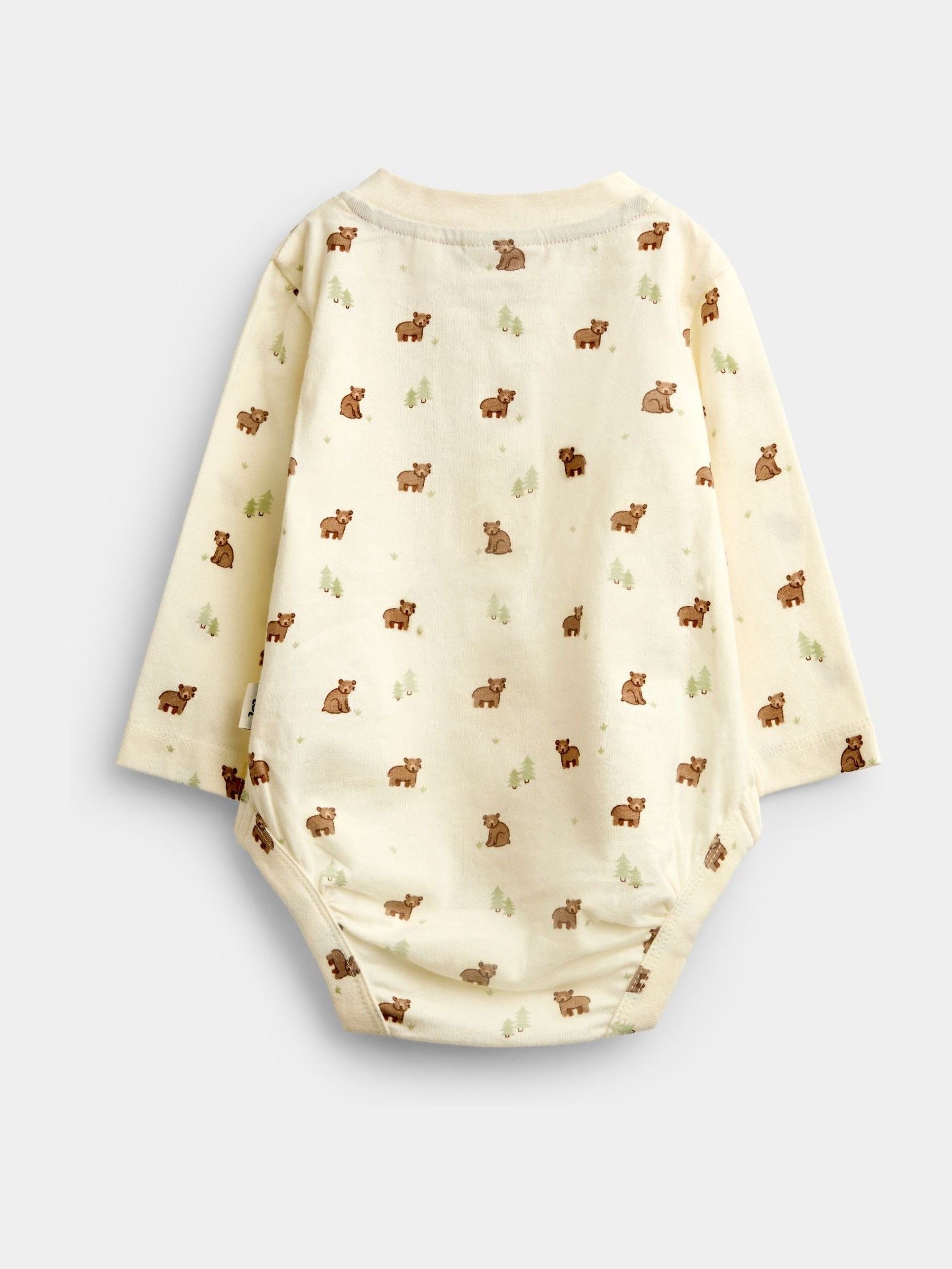 Natural Bear 2-Pack Printed Bodysuits - Image 4 of 7