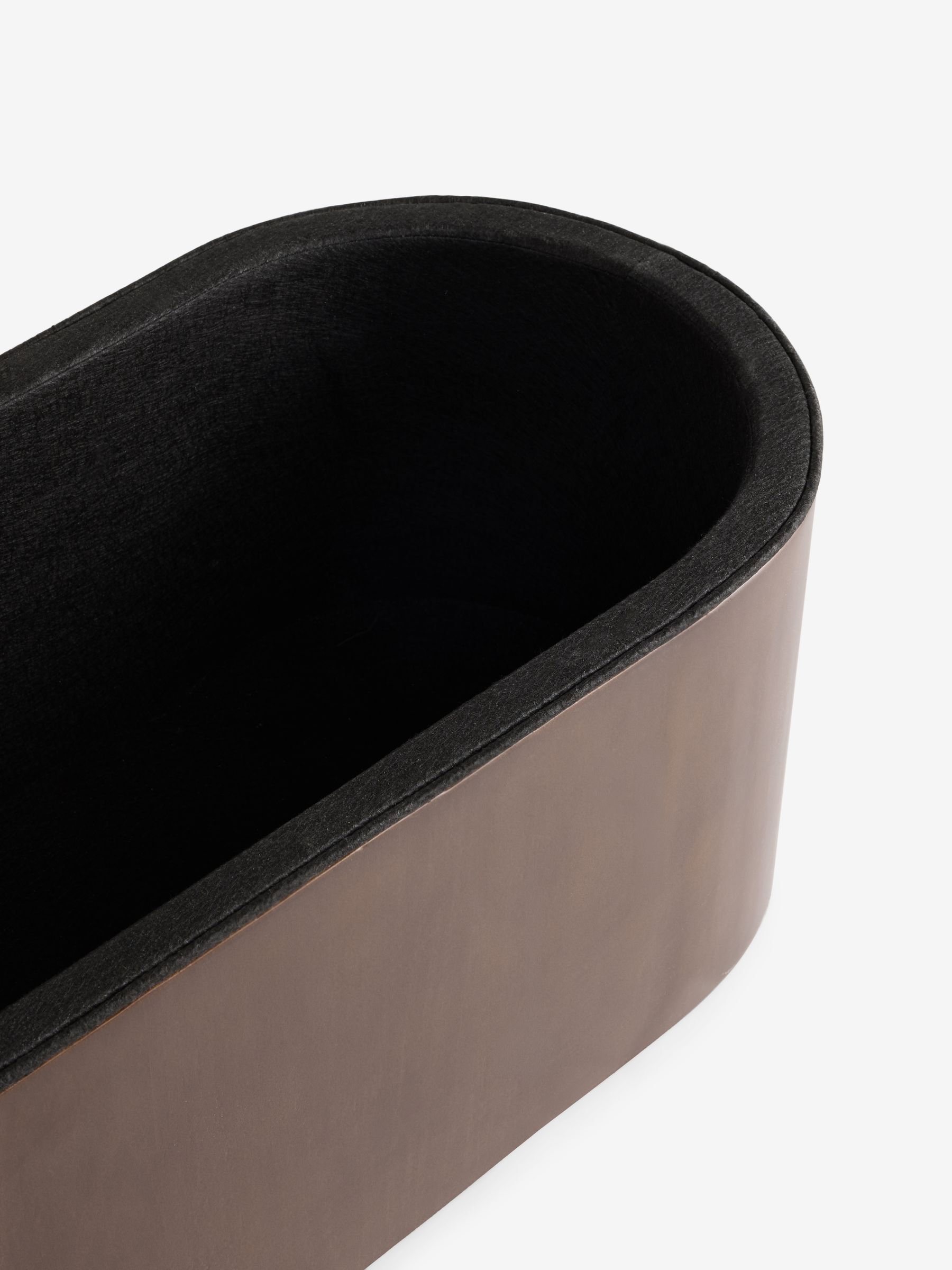 Novara Storage Ottoman Bench in Cotton Linen Blend Tea Rose Pink - Image 8 of 8