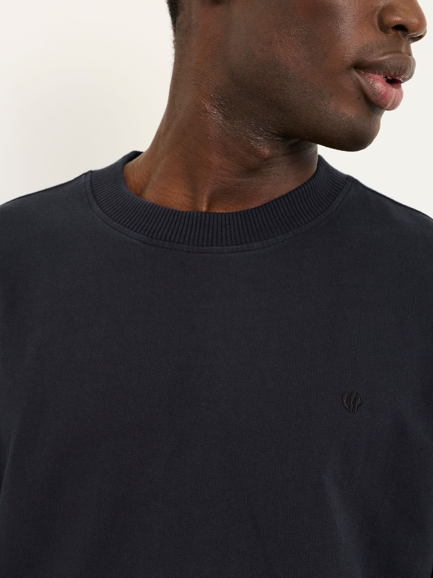 Alton Black Heavyweight Relaxed Fit T-Shirt - Image 4 of 6
