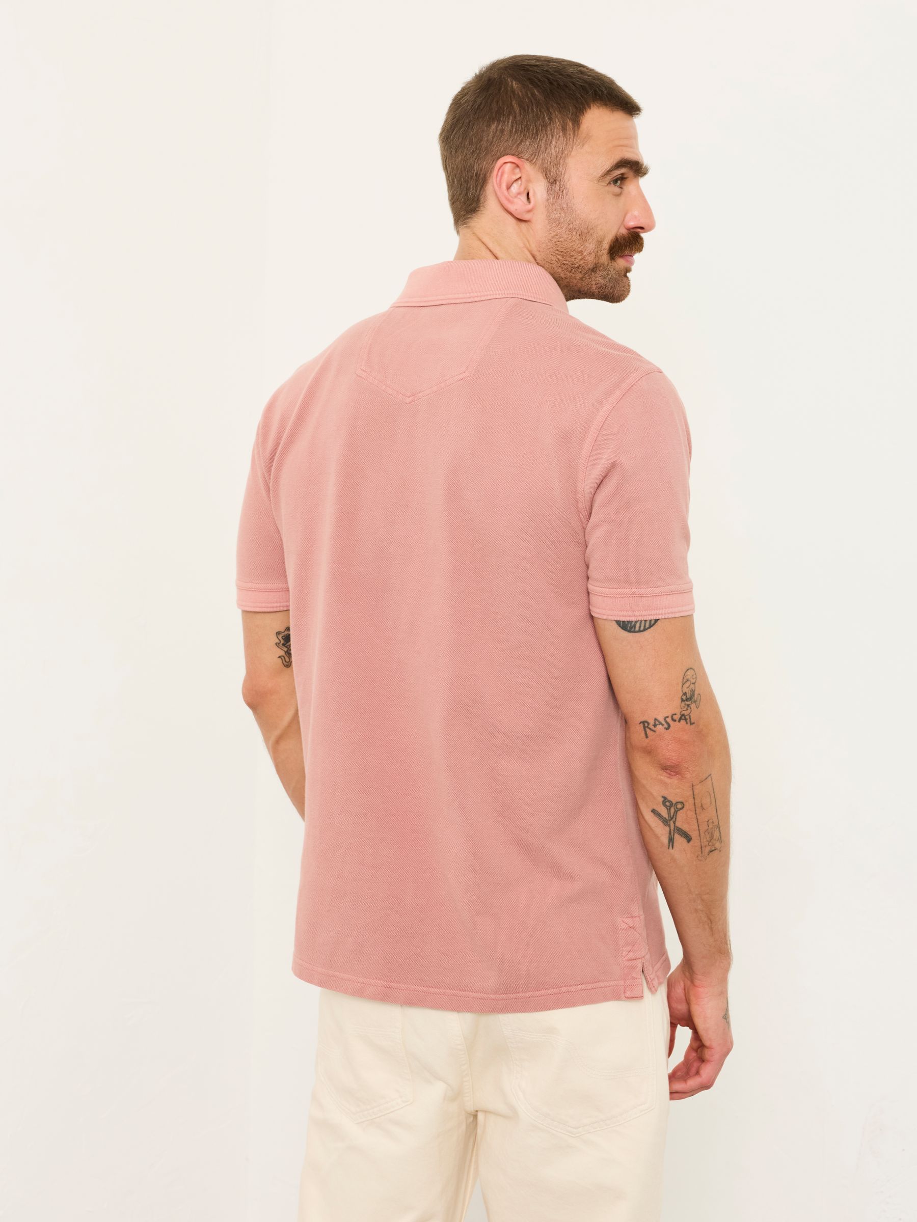 Pink Short Sleeve Pique Polo Shirt - Image 2 of 6