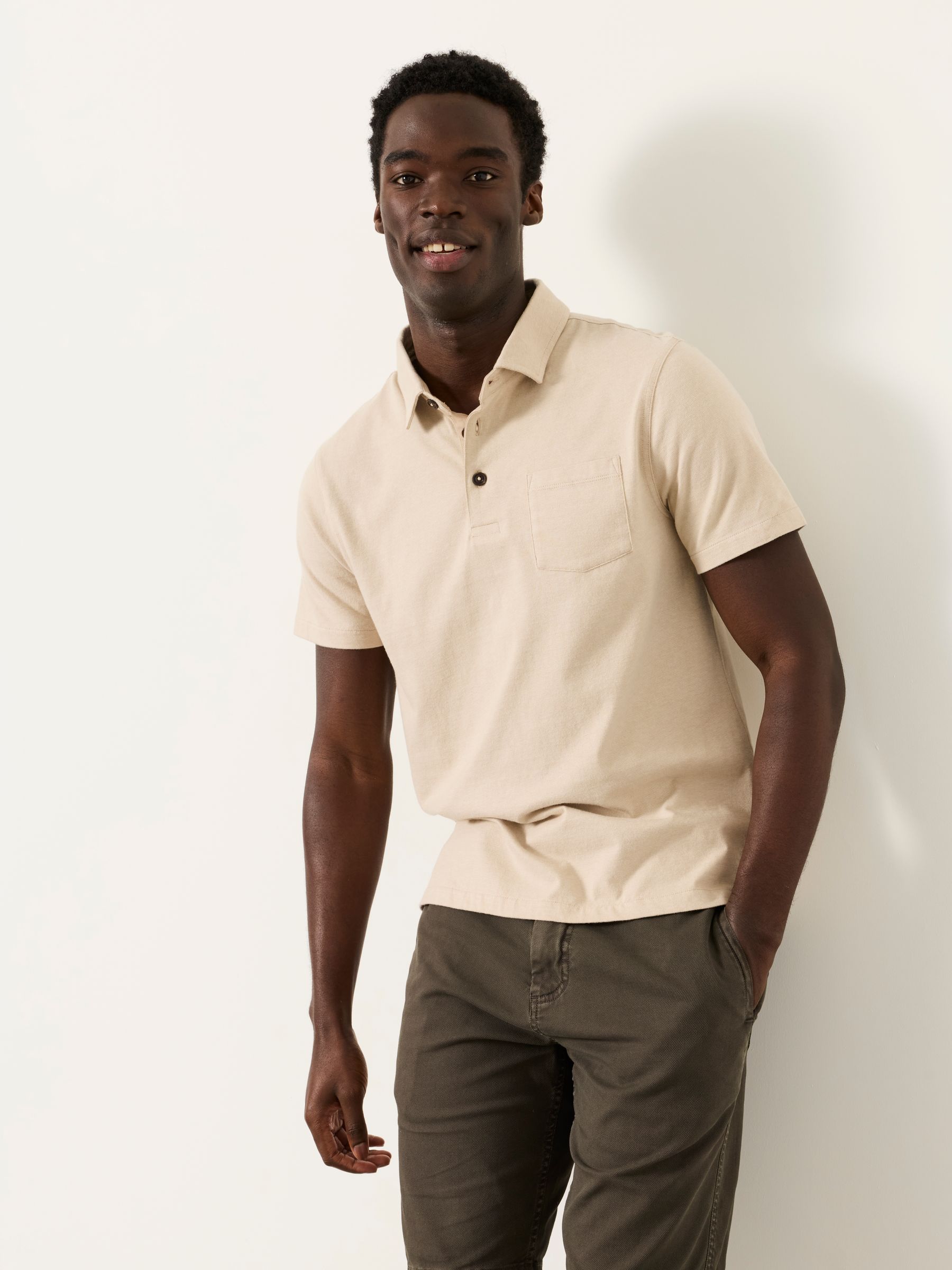 Elm Ecru Polo Shirt - Image 1 of 6