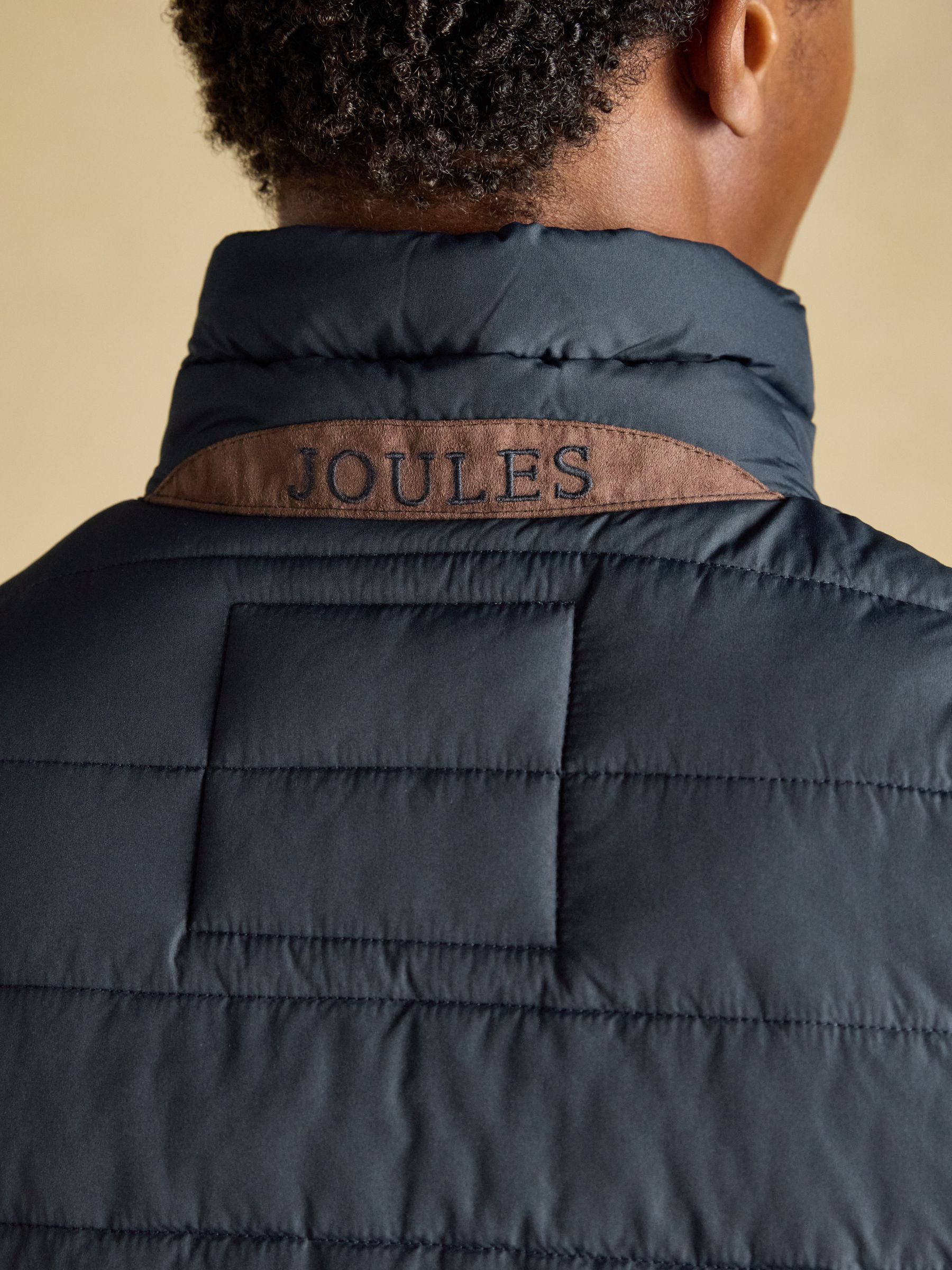 Navy Heritage Padded Gilet - Image 8 of 10