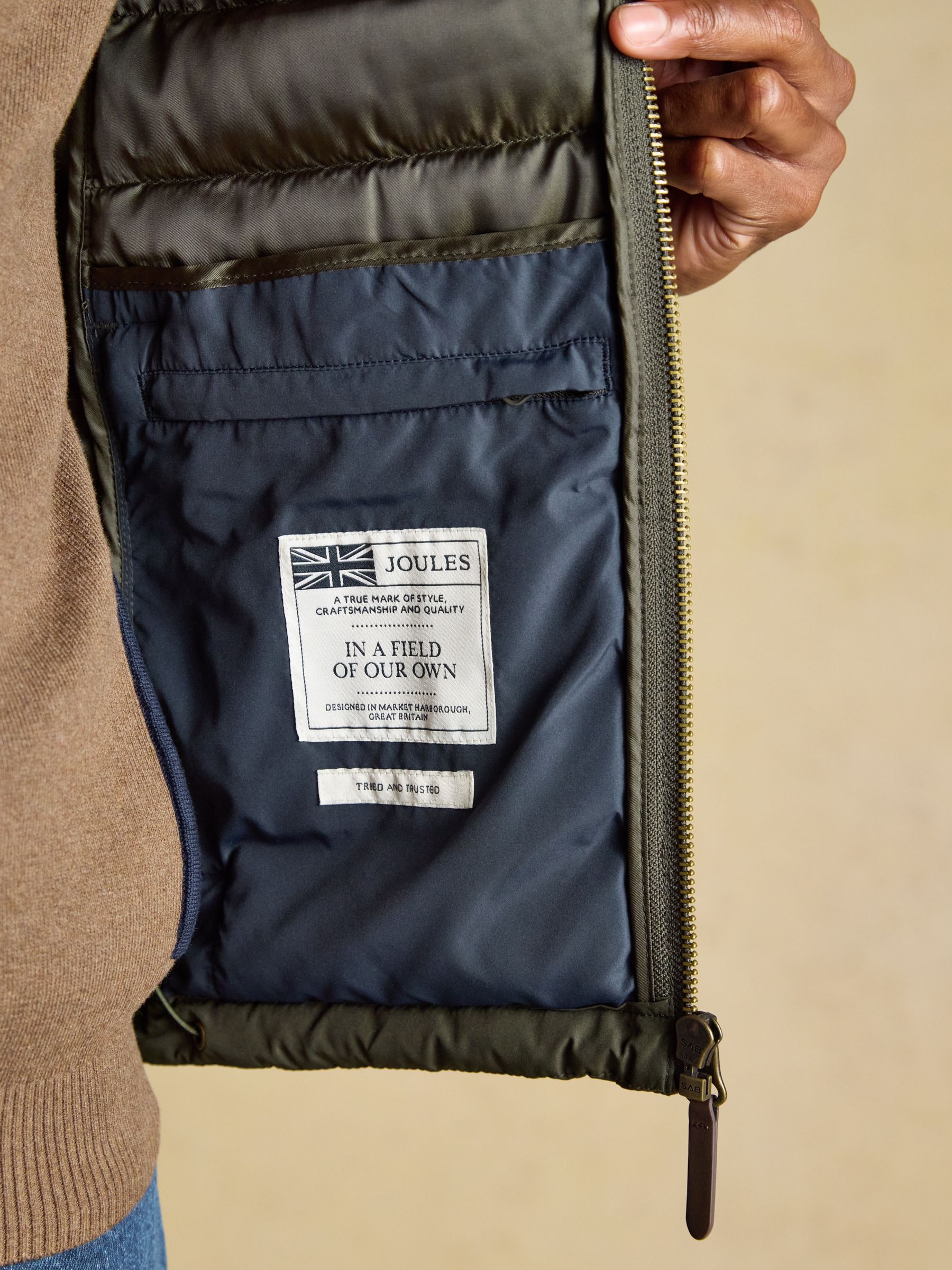 Green Heritage Padded Gilet - Image 10 of 11