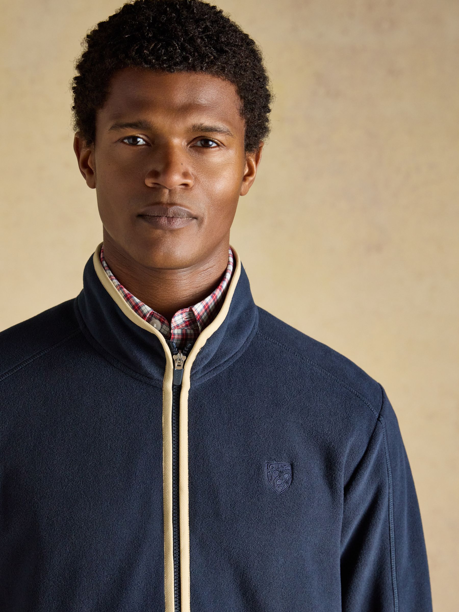 Navy Lightweight Half Zip Fleece - Image 3 of 8
