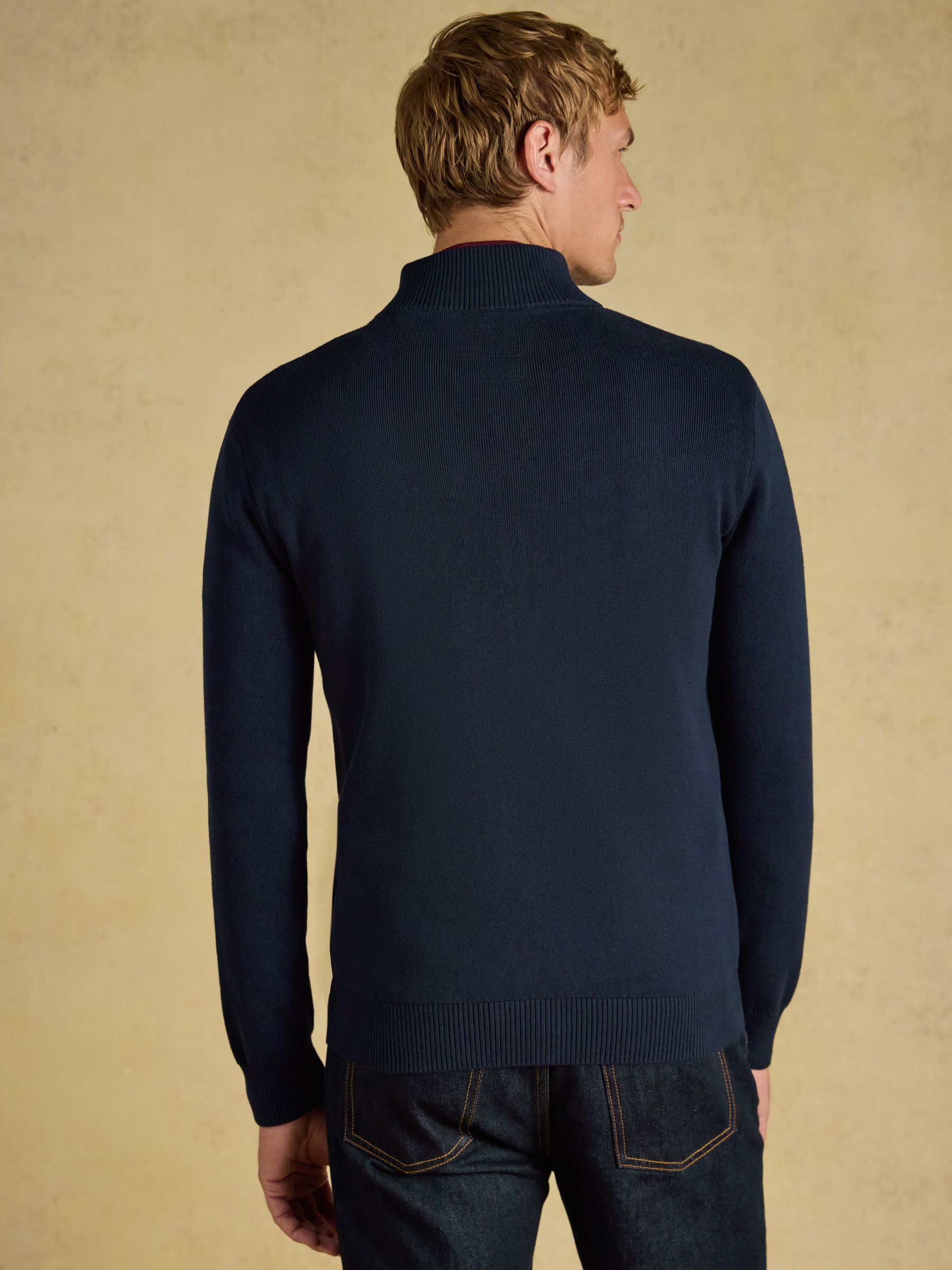 Hillside Navy Knitted Cardigan - Image 2 of 7