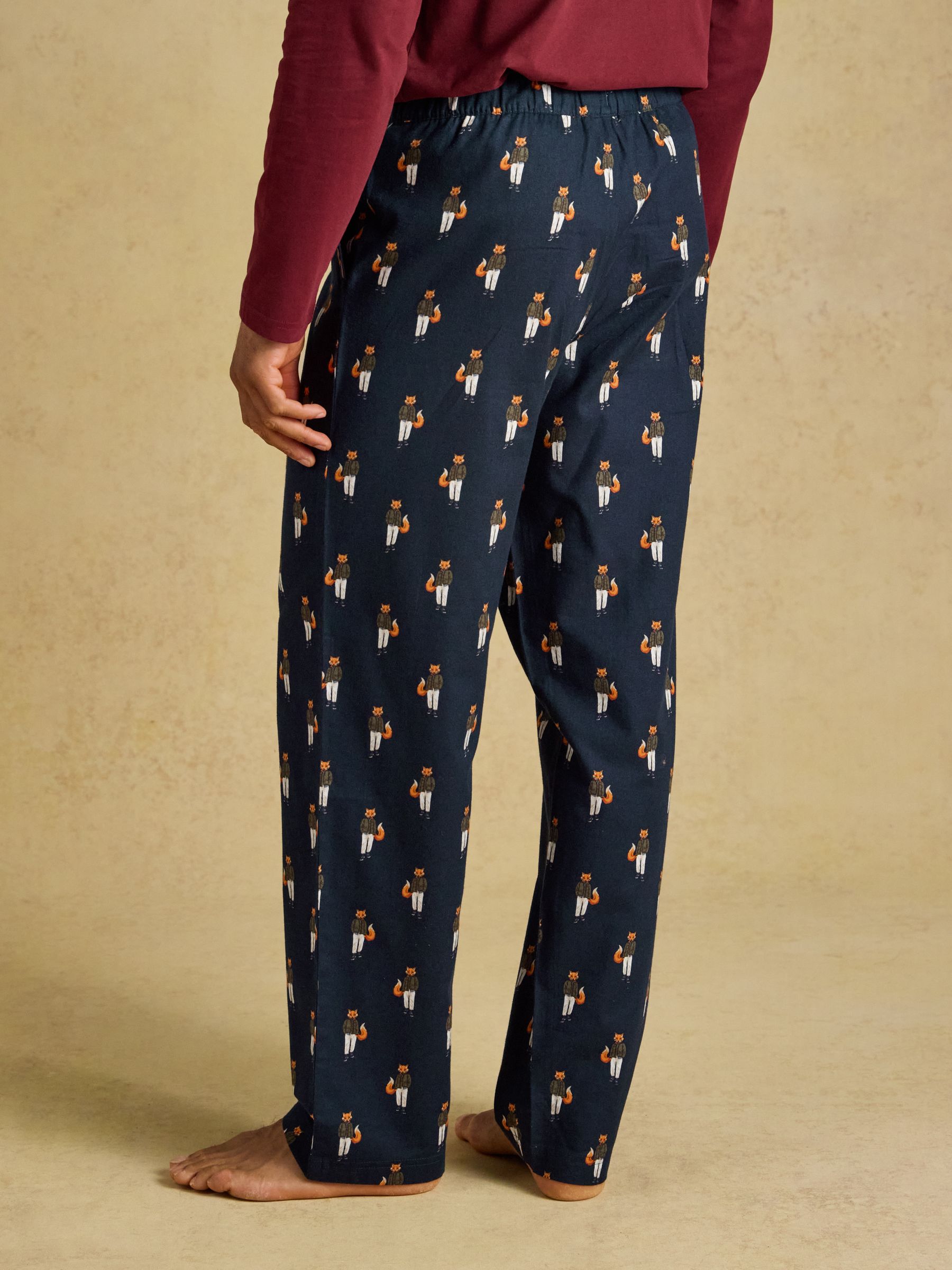 Navy Relaxed Fit Pyjama Bottoms - Image 2 of 6