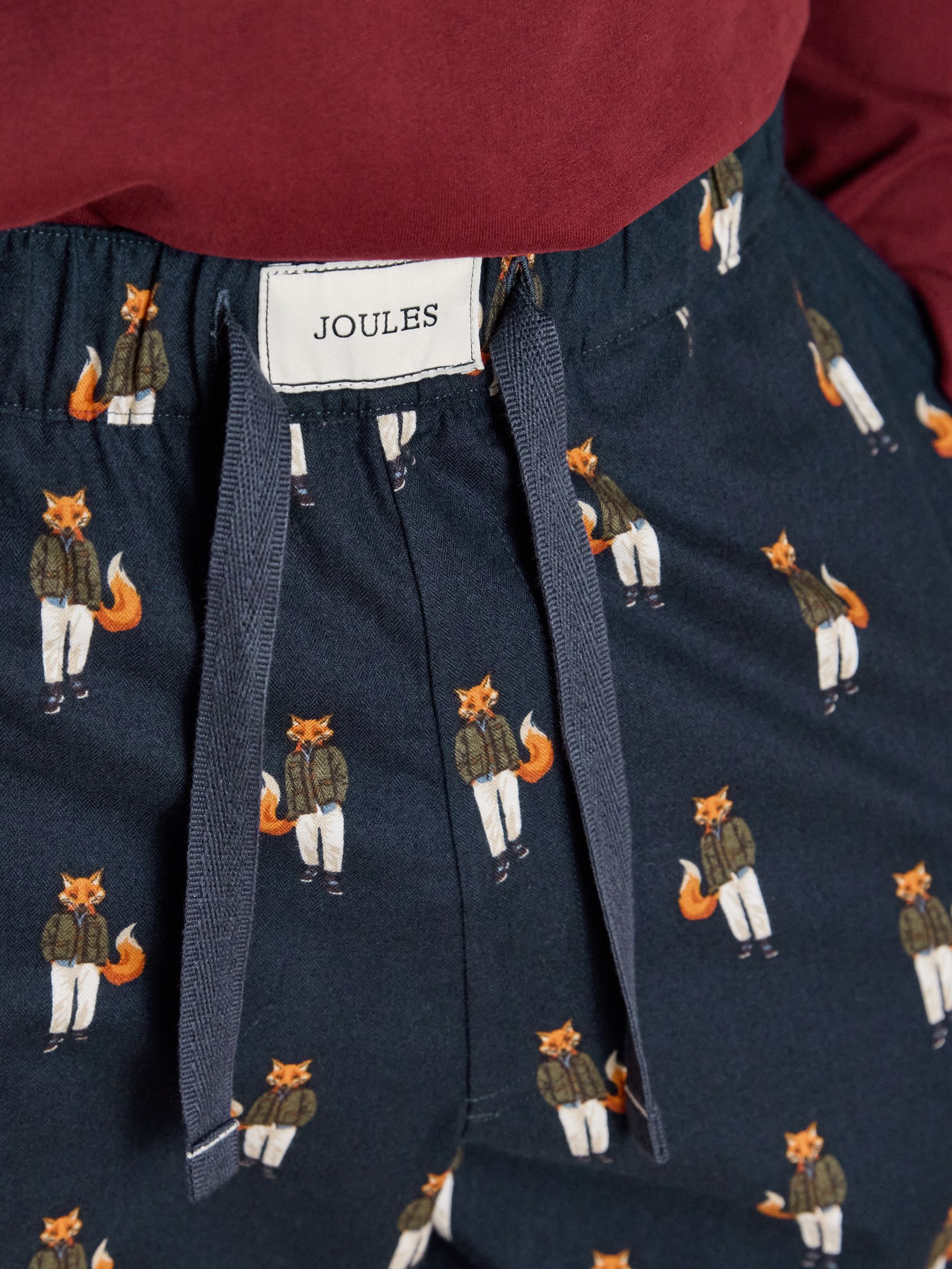 Navy Relaxed Fit Pyjama Bottoms - Image 3 of 6