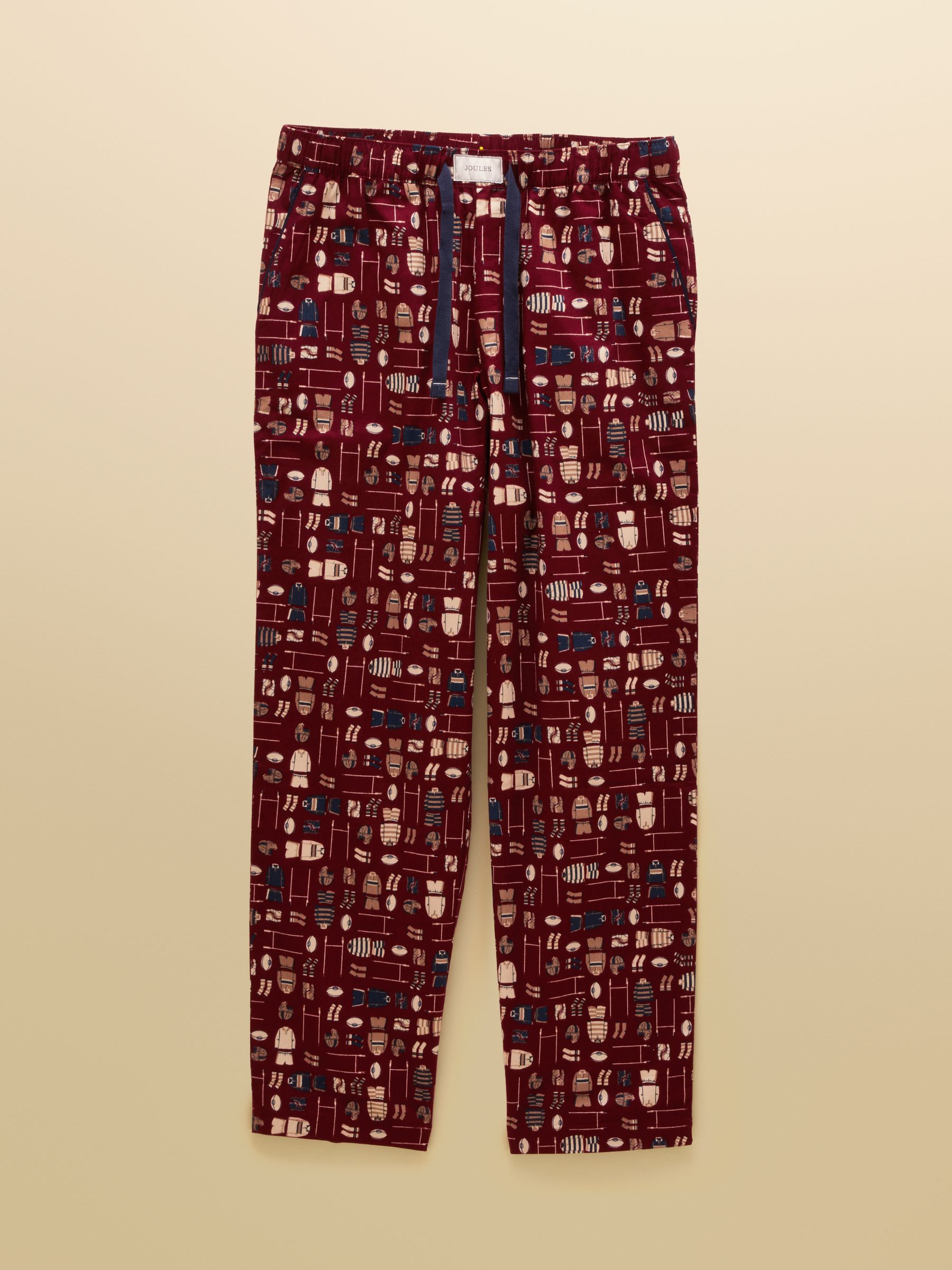 Burgundy Red Relaxed Fit Pyjama Bottoms - Image 7 of 7