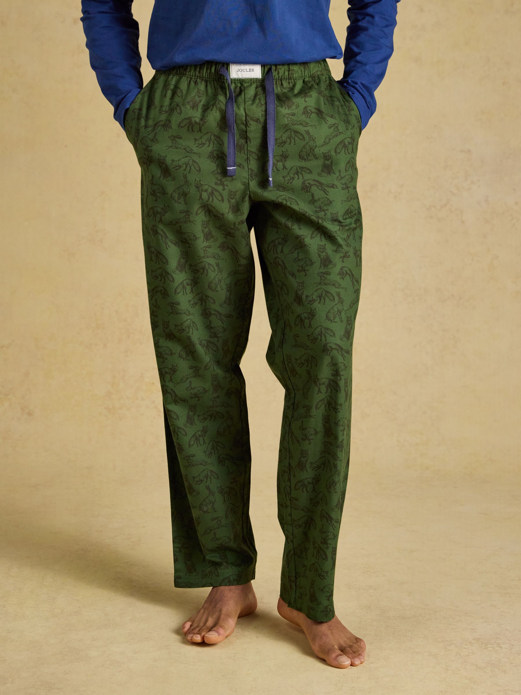 Green Relaxed Fit Pyjama Bottoms - Image 1 of 6