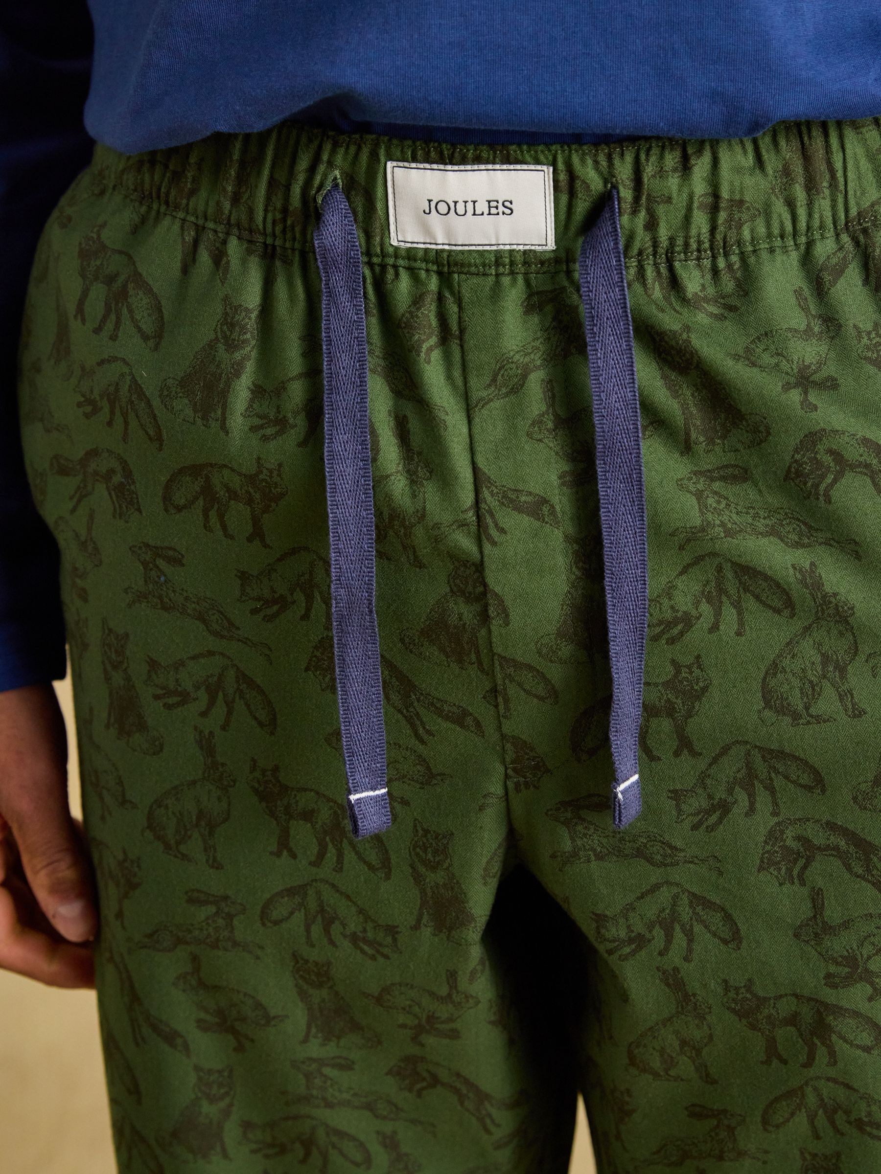 Green Relaxed Fit Pyjama Bottoms - Image 4 of 6