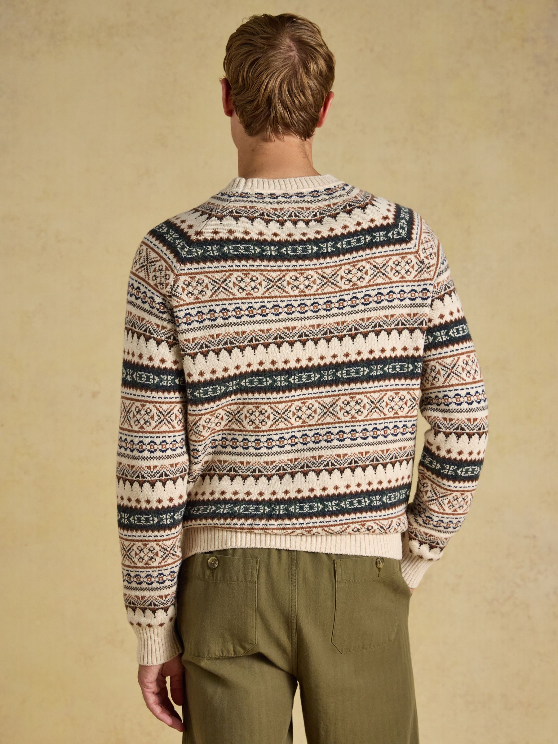Intarsia Crew Neck Fair Isle Ducks Jumper - Image 3 of 8