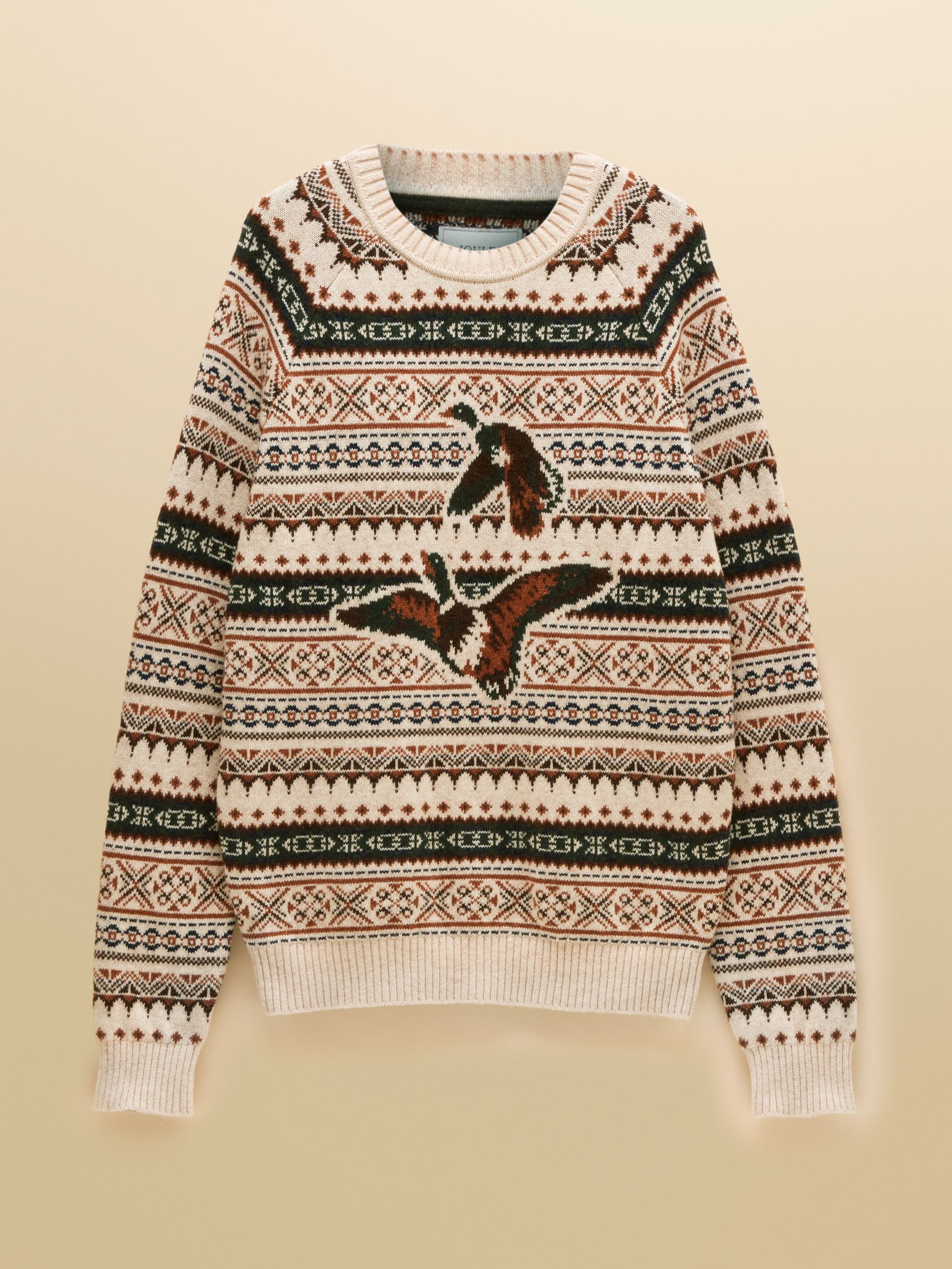 Intarsia Crew Neck Fair Isle Ducks Jumper - Image 8 of 8