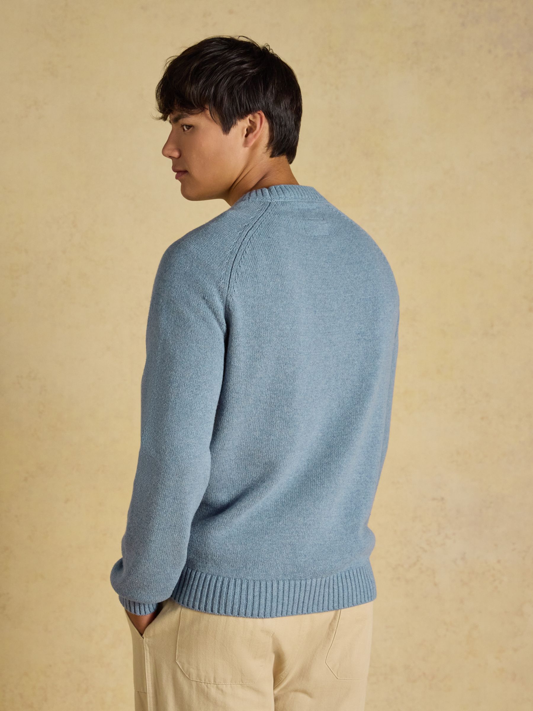 Intarsia Crew Neck Blue Dog Jumper - Image 2 of 7