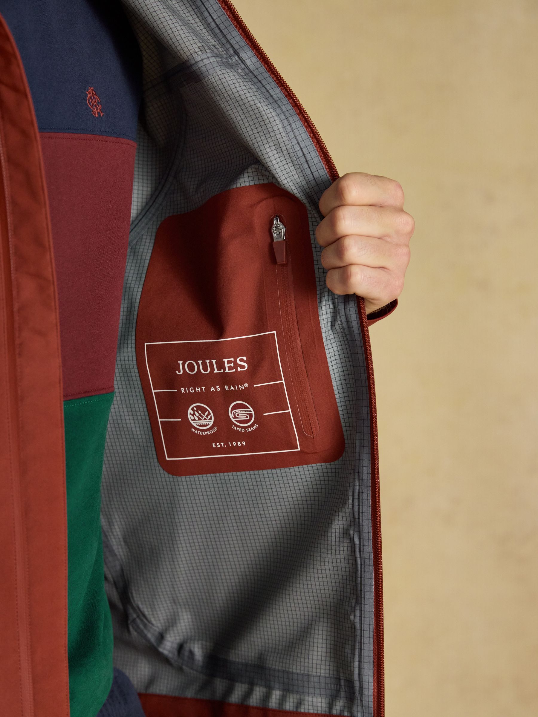 Rust Red Country Waterproof Coat - Image 8 of 10