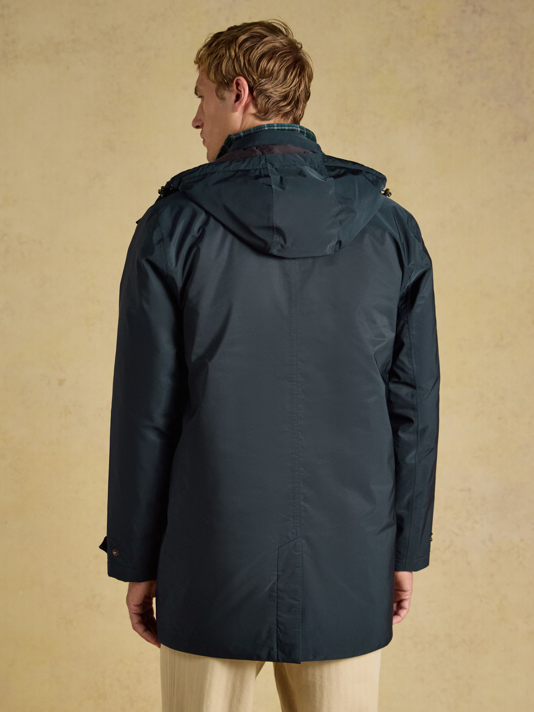 Clarendon Navy Longline Coat - Image 2 of 10