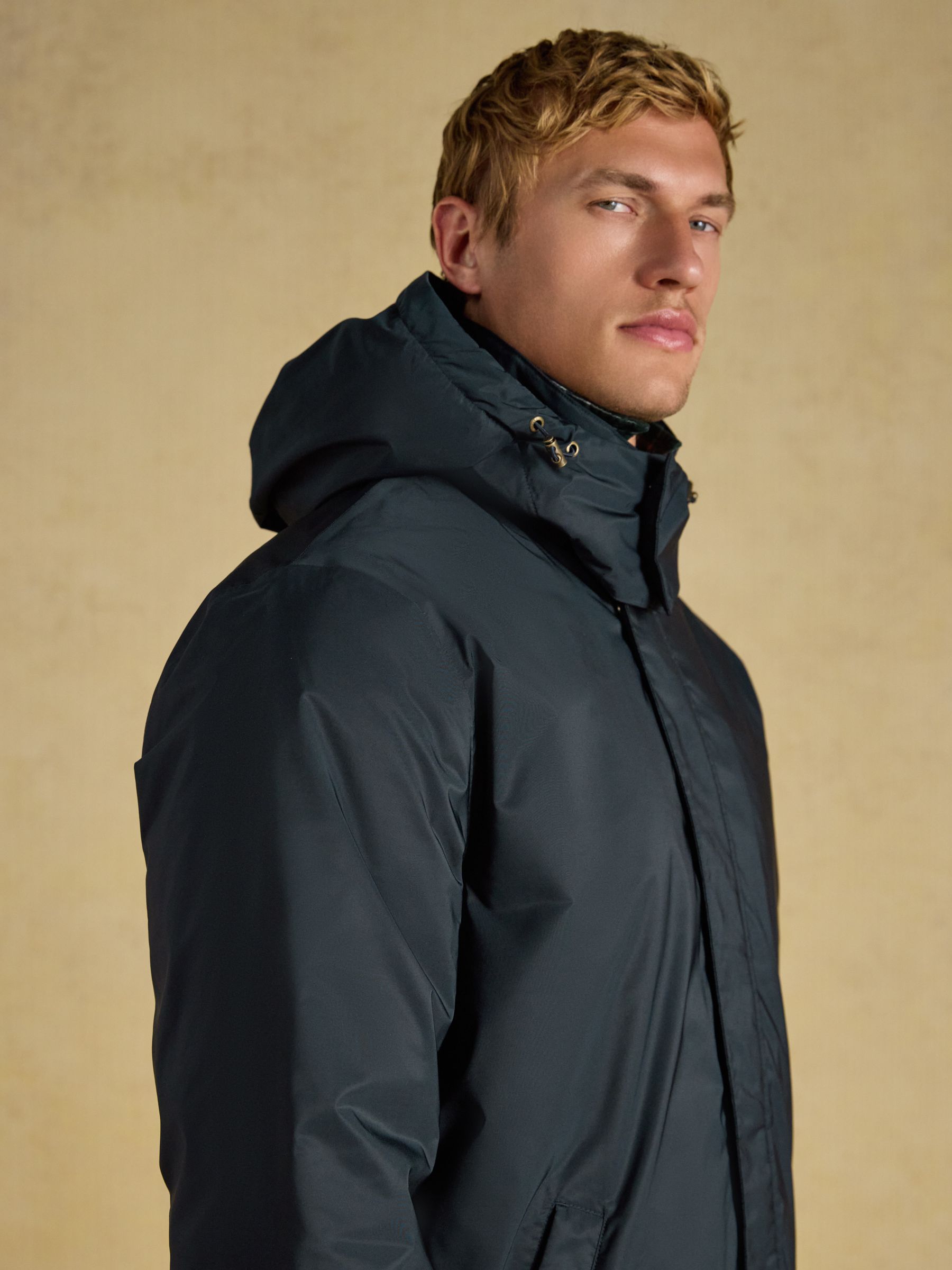 Clarendon Navy Longline Coat - Image 3 of 10