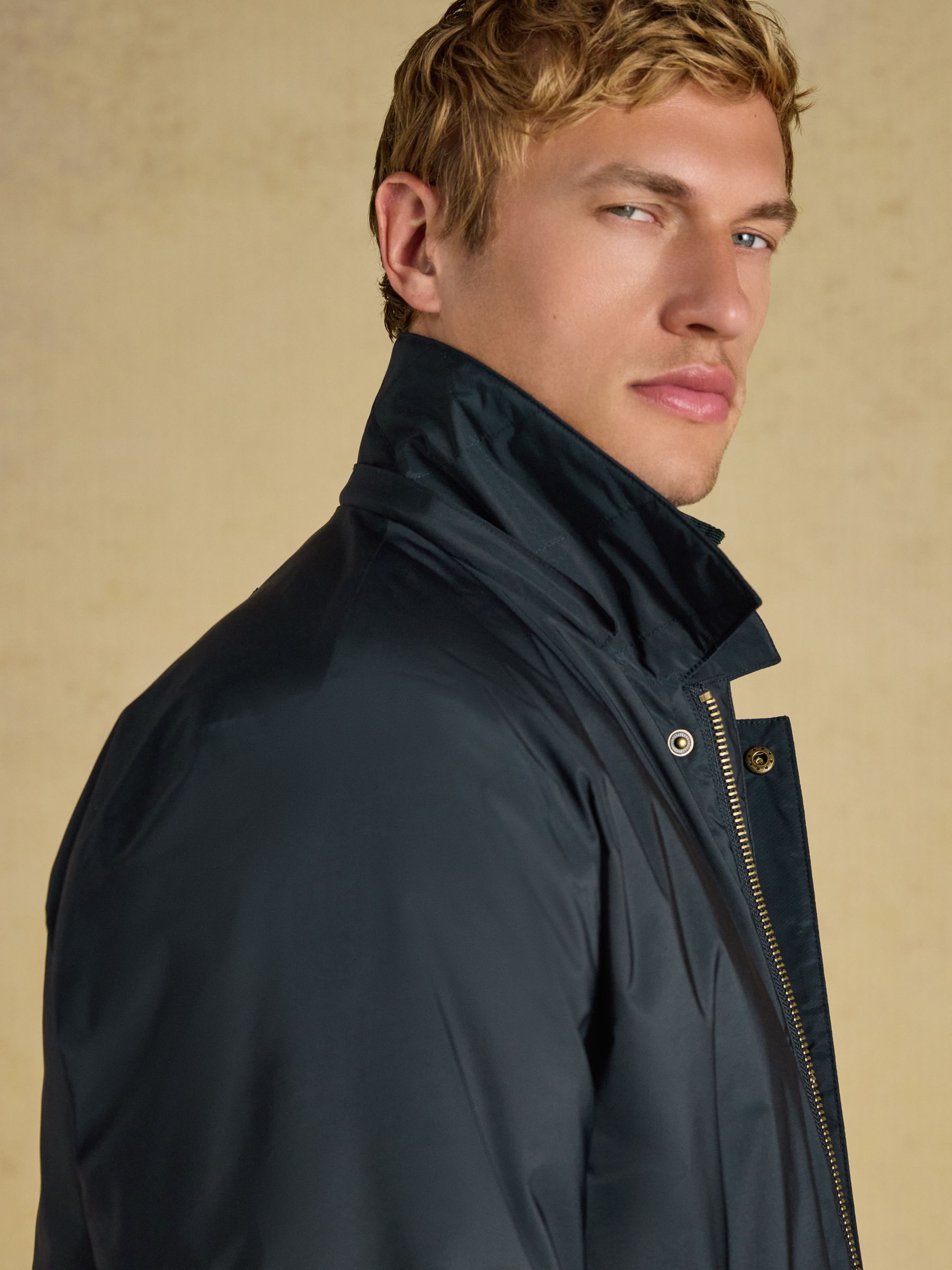 Clarendon Navy Longline Coat - Image 9 of 10